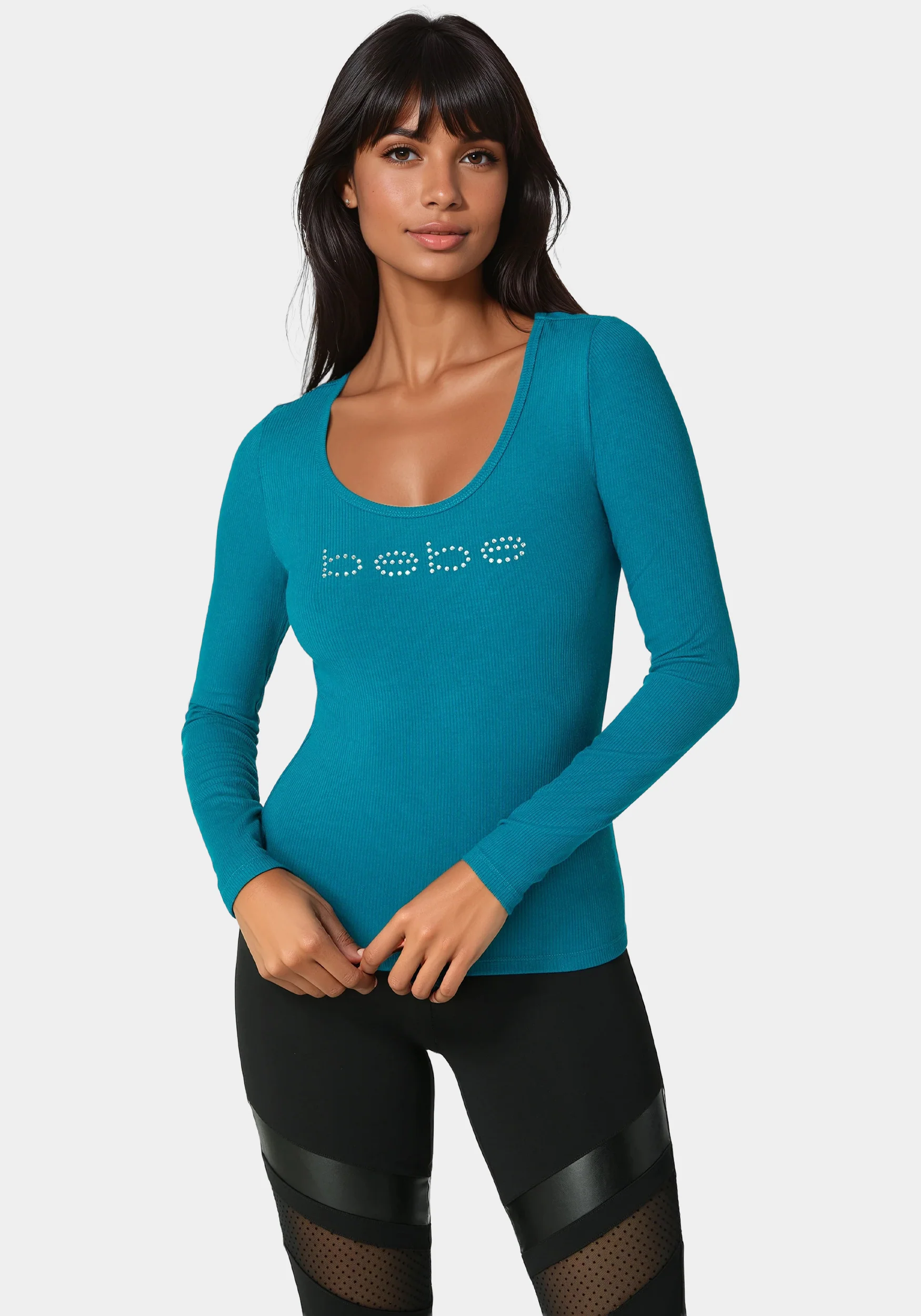 10220-bebe-logo-long-sleeve-scoop-neck-single-stone-rib-top-1.webp Bebe Logo Long Sleeve Scoop Neck Single Stone Rib Top