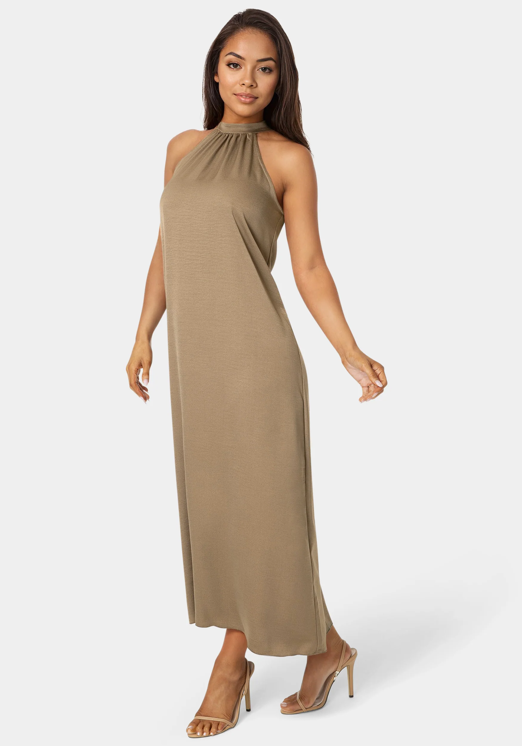 1041-crushed-satin-mock-neck-maxi-dress-2.webp Crushed Satin Mock Neck Maxi Dress
