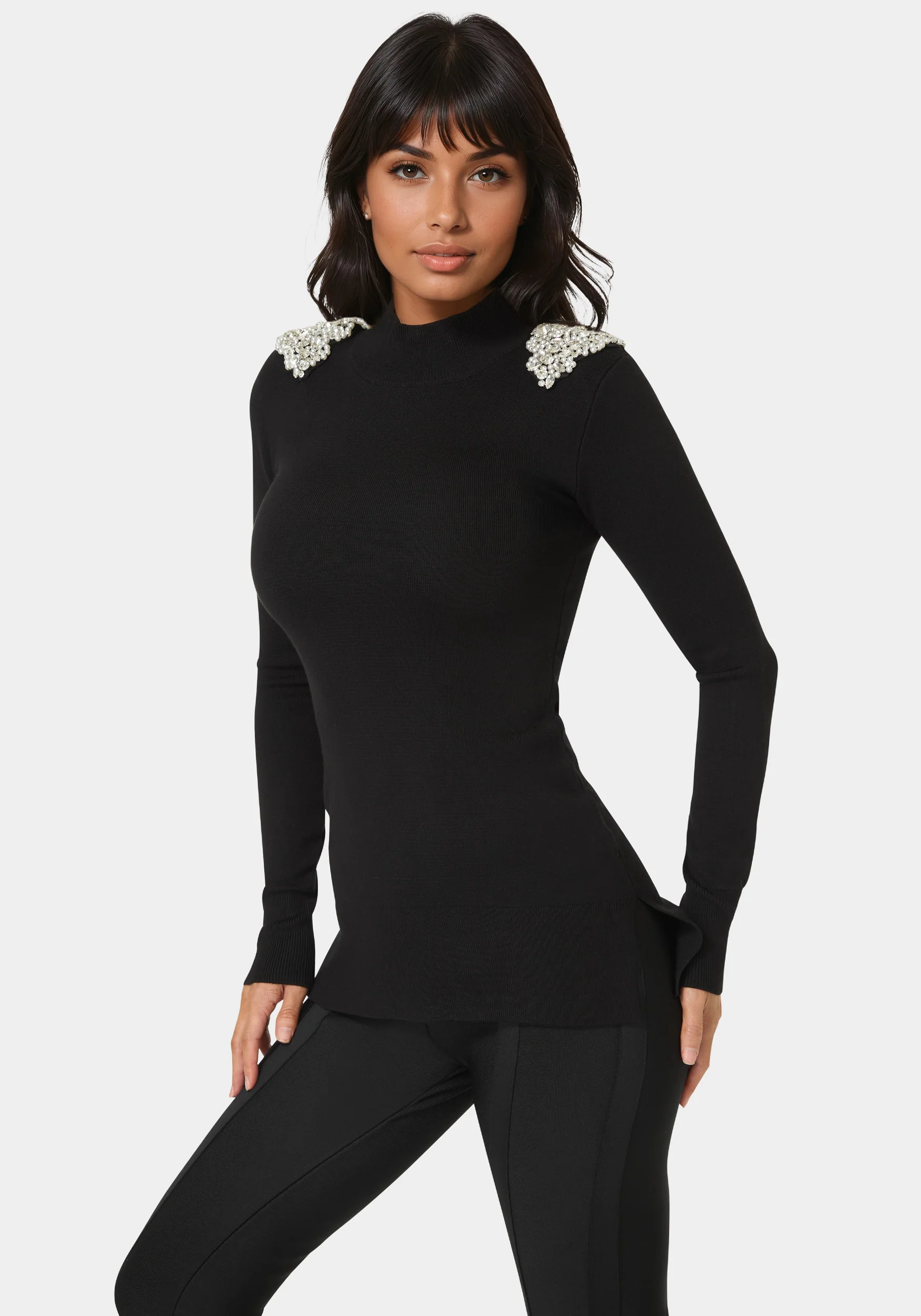 10534-embellished-mock-neck-tunic-sweater-2.webp Embellished Mock Neck Tunic Sweater