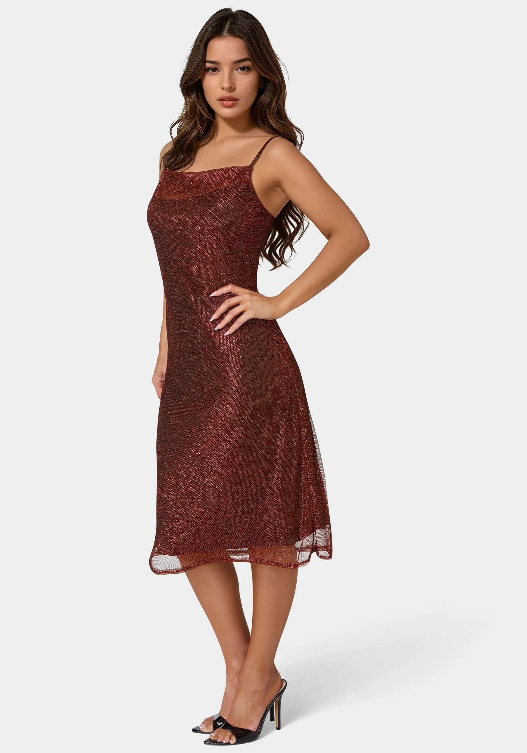 10621-pleated-cowl-neck-midi-dress-2.webp Pleated Cowl Neck Midi Dress