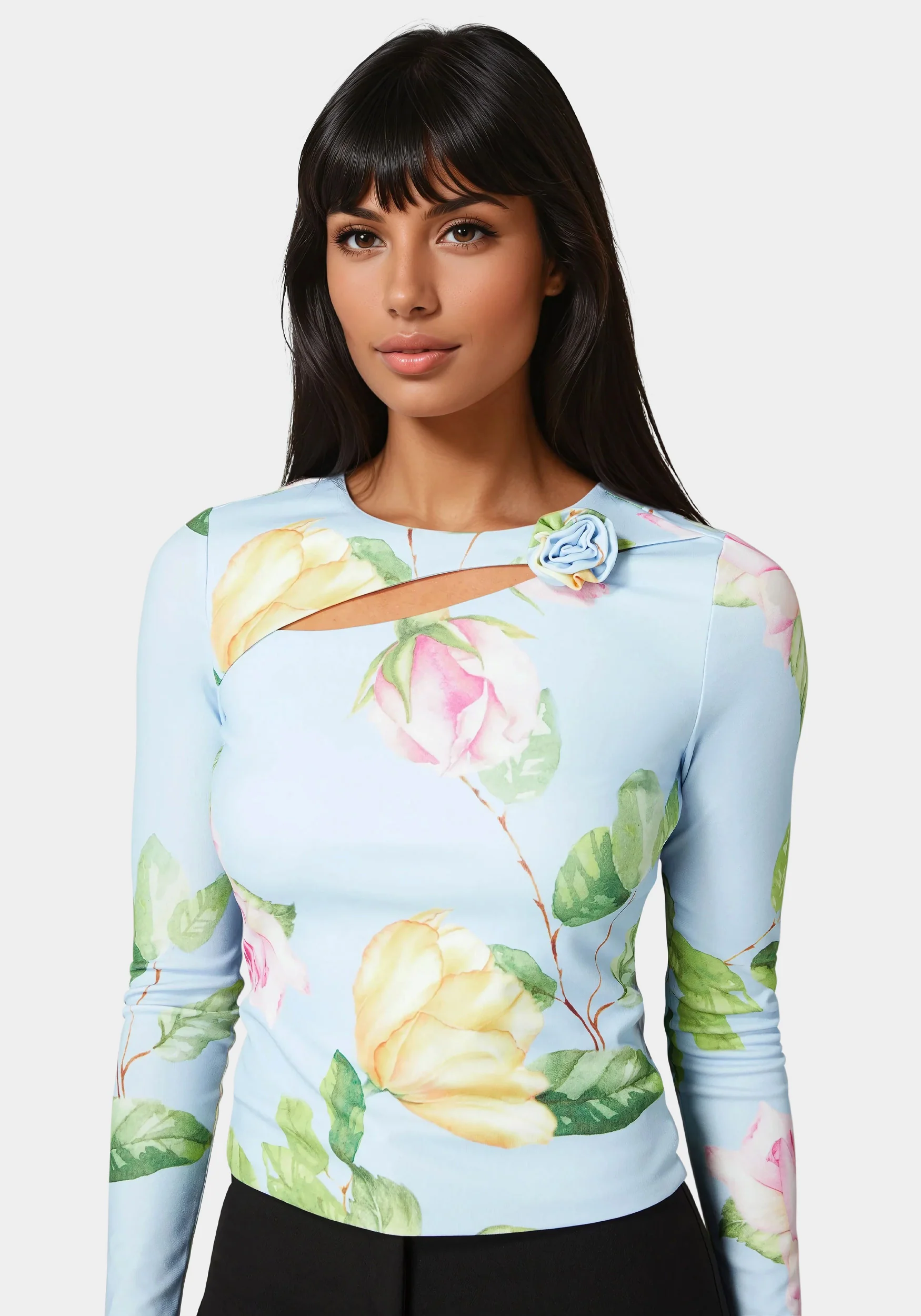 10659-cut-out-flower-long-sleeve-top-1.webp Cut Out Flower Long Sleeve Top