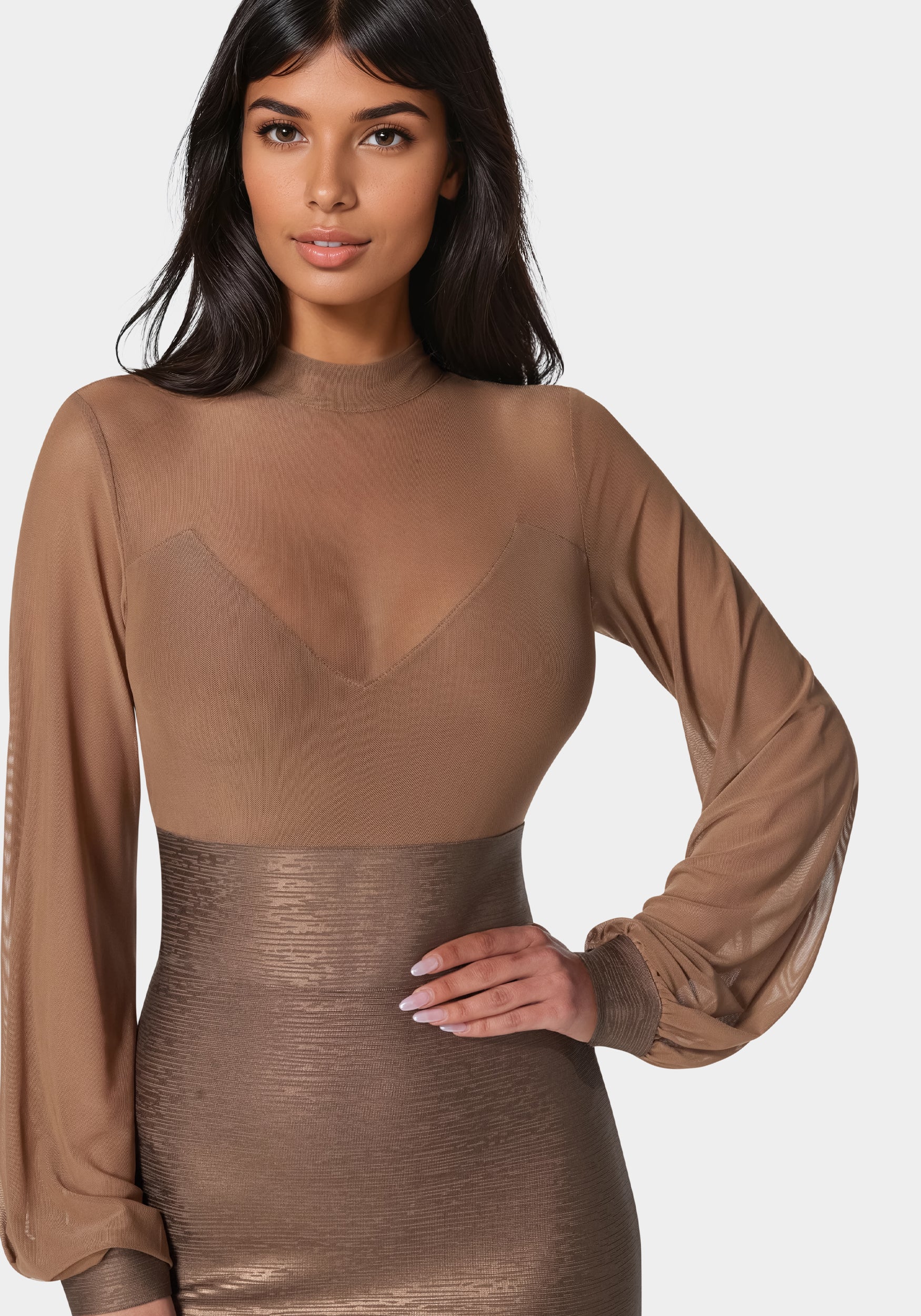 107-bandage-sparkle-skirt-dress-4.jpg Bandage Sparkle Skirt Dress