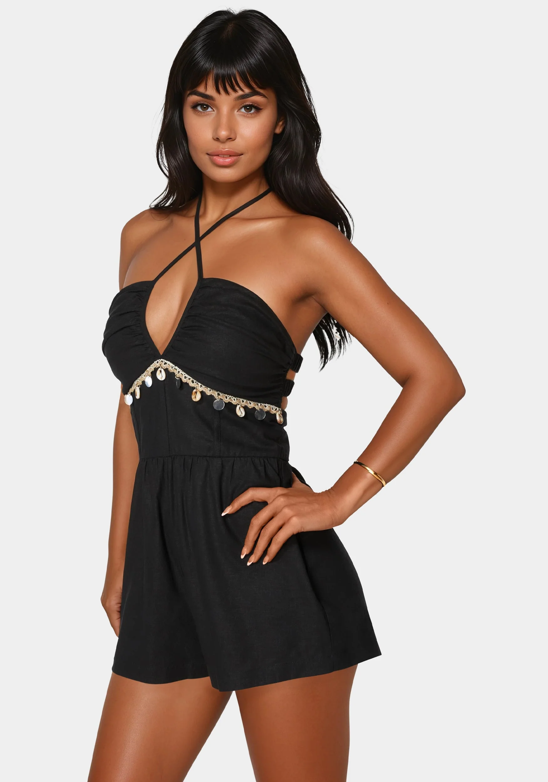 11190-linen-seashell-sequin-fringe-romper-2.webp Linen Seashell Sequin Fringe Romper