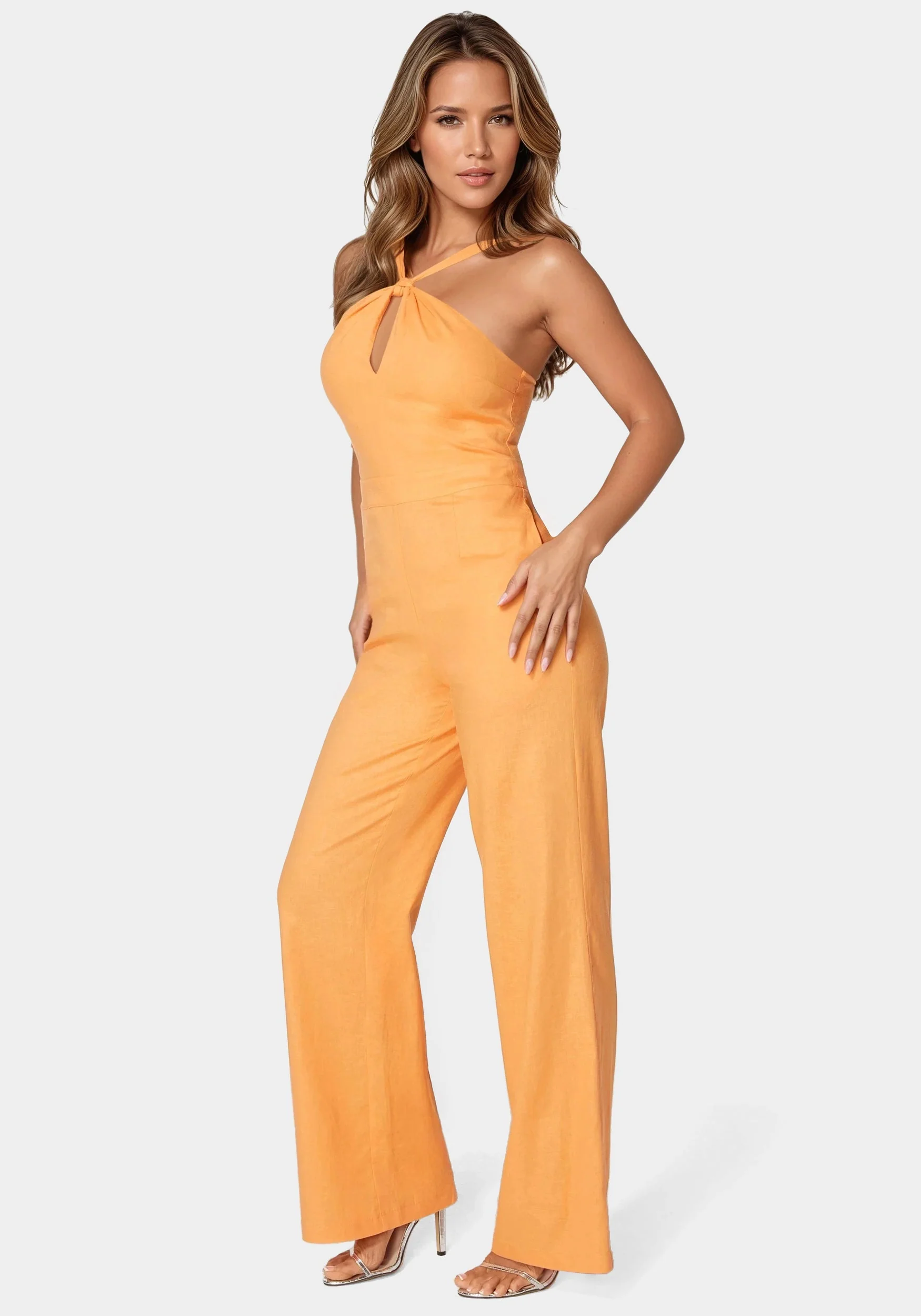 11204-linen-front-knot-palazzo-leg-jumpsuit-2.webp Linen Front Knot Palazzo Leg Jumpsuit