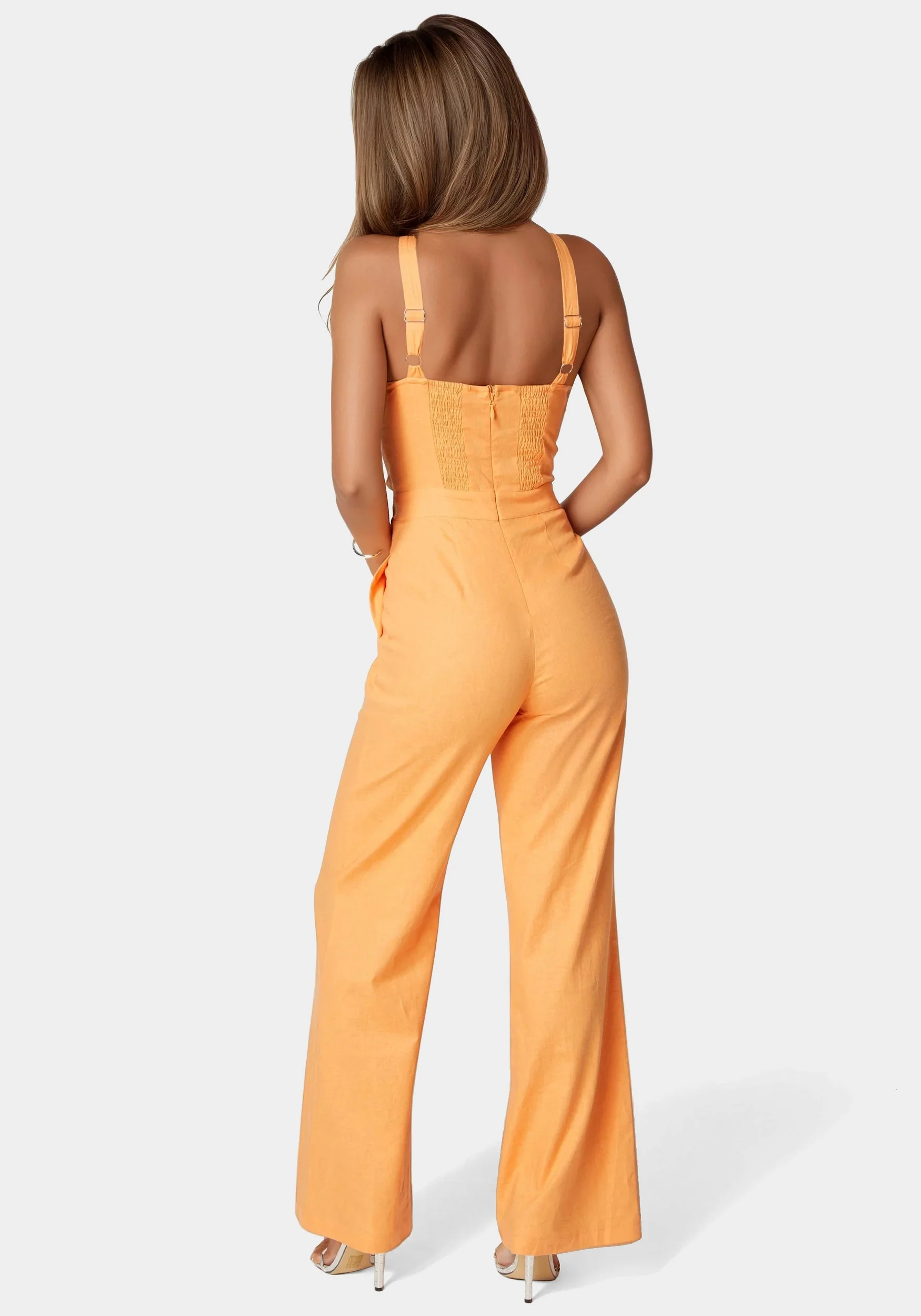 11204-linen-front-knot-palazzo-leg-jumpsuit-3.webp Linen Front Knot Palazzo Leg Jumpsuit