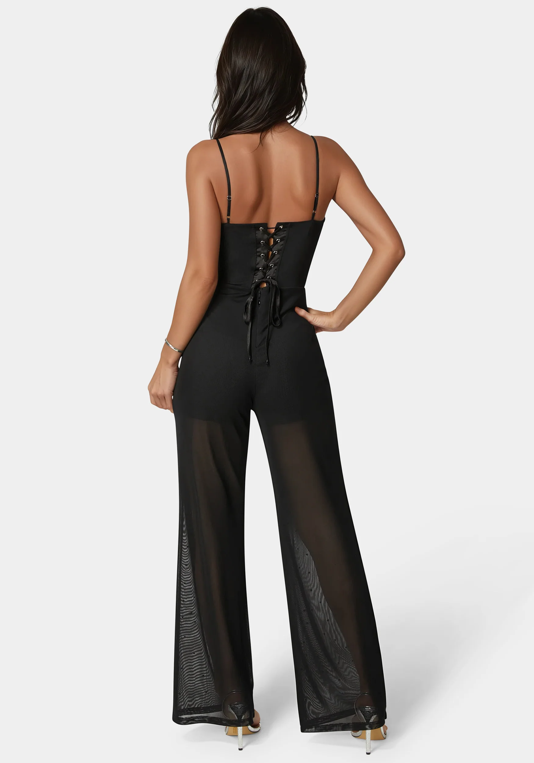 Ombre Embellished Jumpsuit