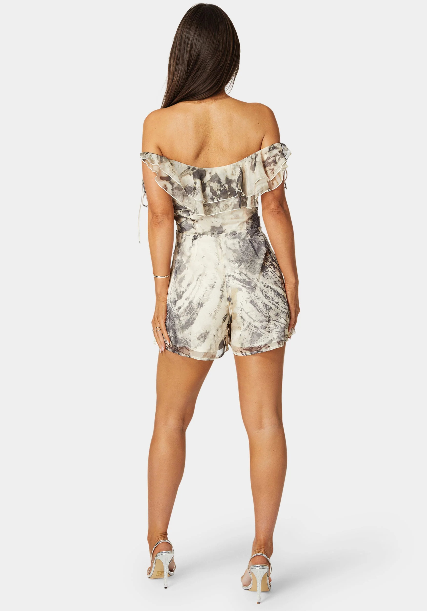 Off Shoulder Flowy Romper