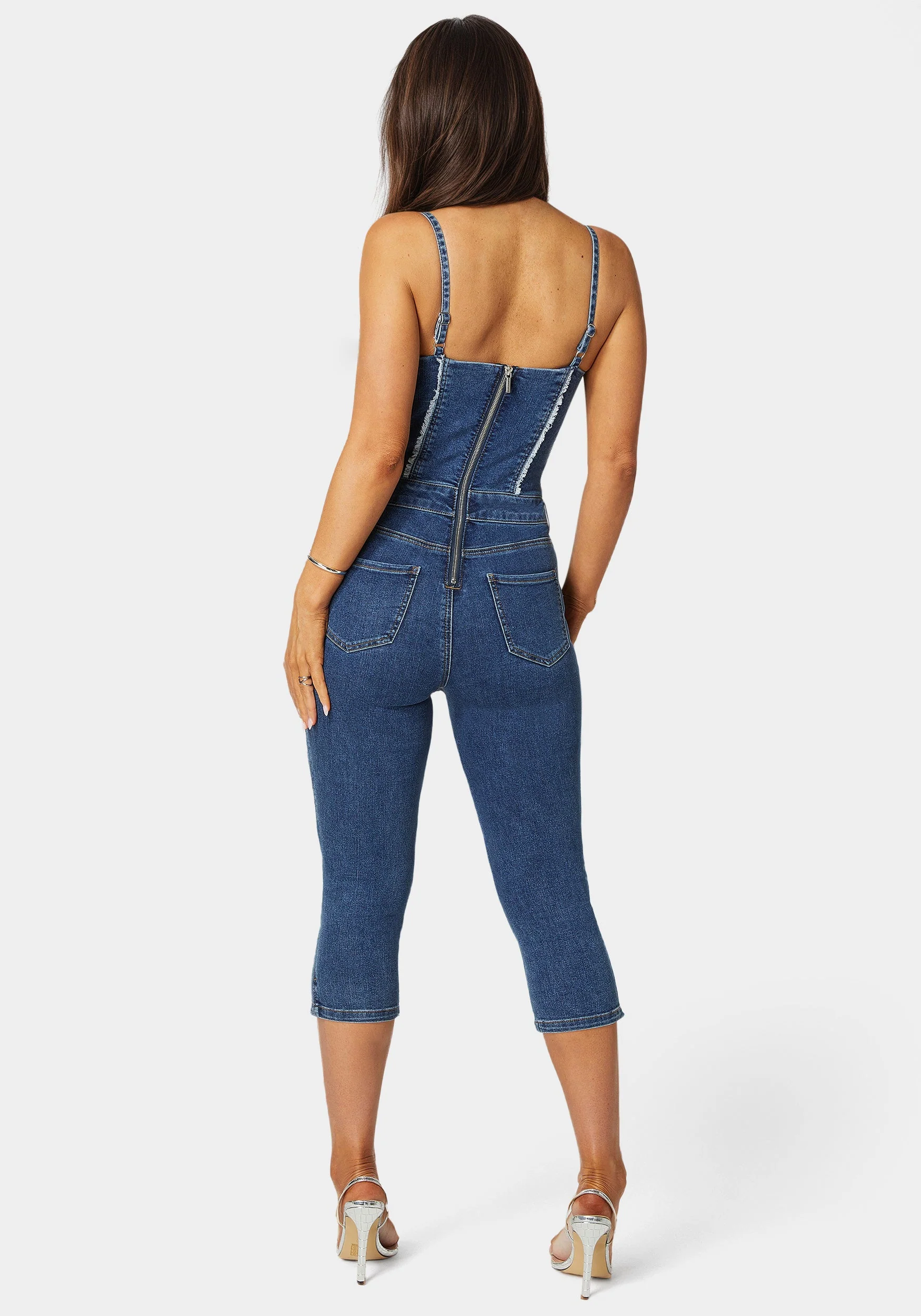 11438-fitted-capri-denim-jumpsuit-3.webp Fitted Capri Denim Jumpsuit