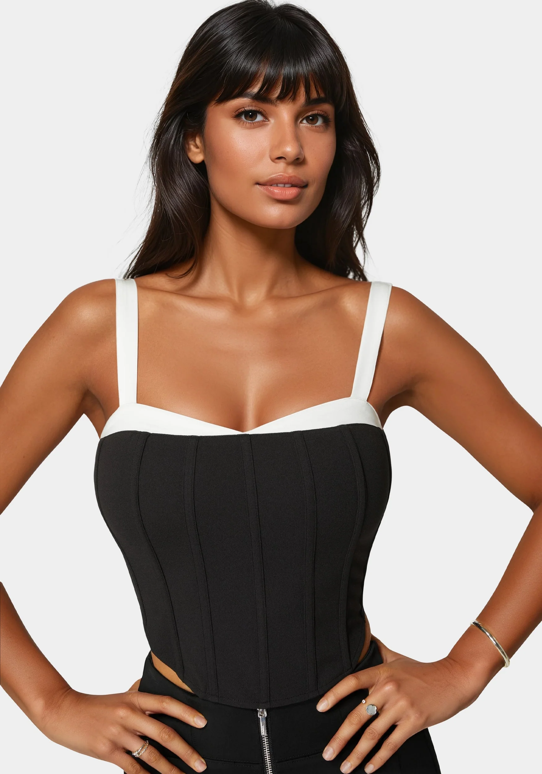 Corset Knit Top
