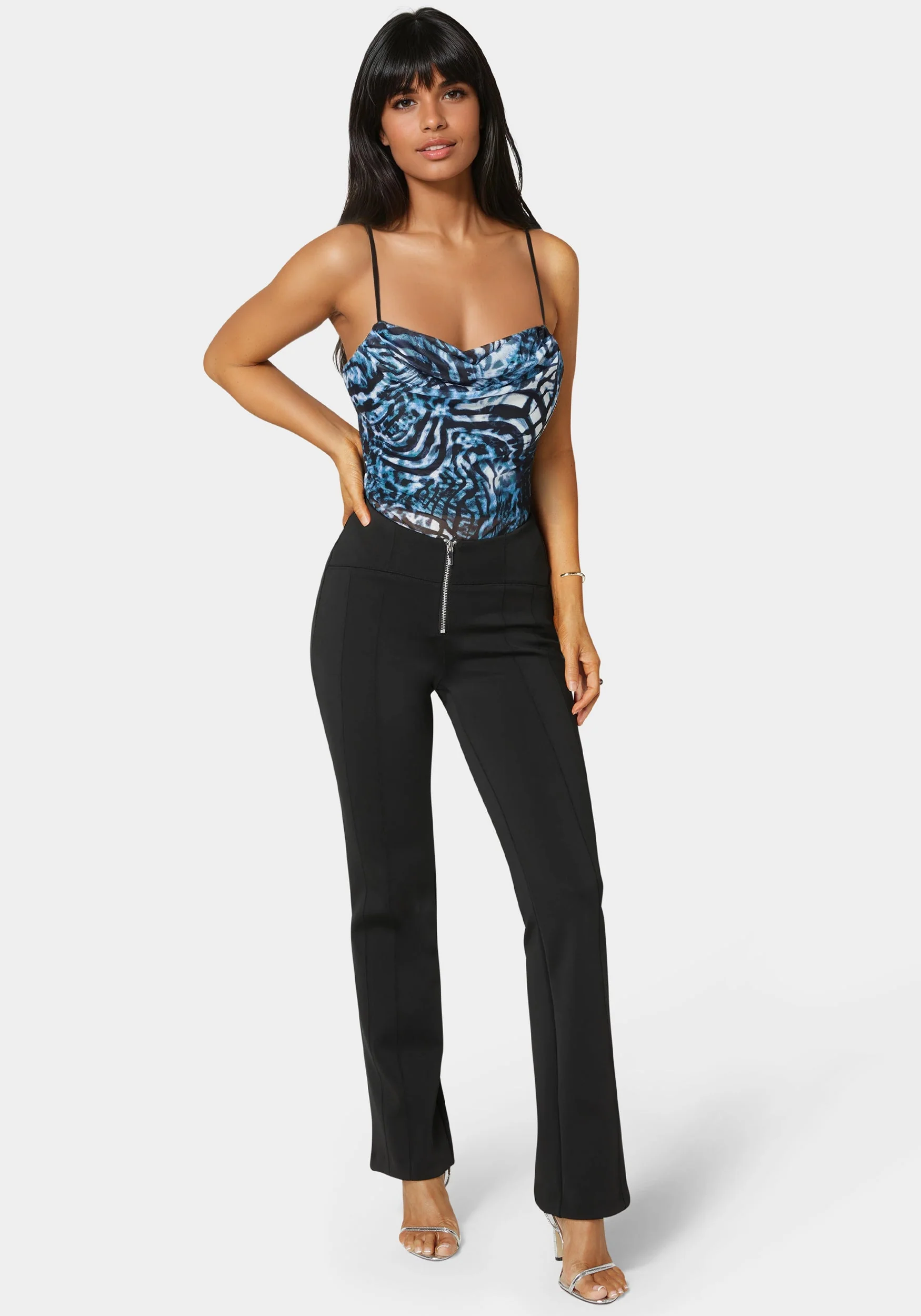 11554-high-waisted-mini-flared-pant-2.webp High Waisted Mini Flared Pant