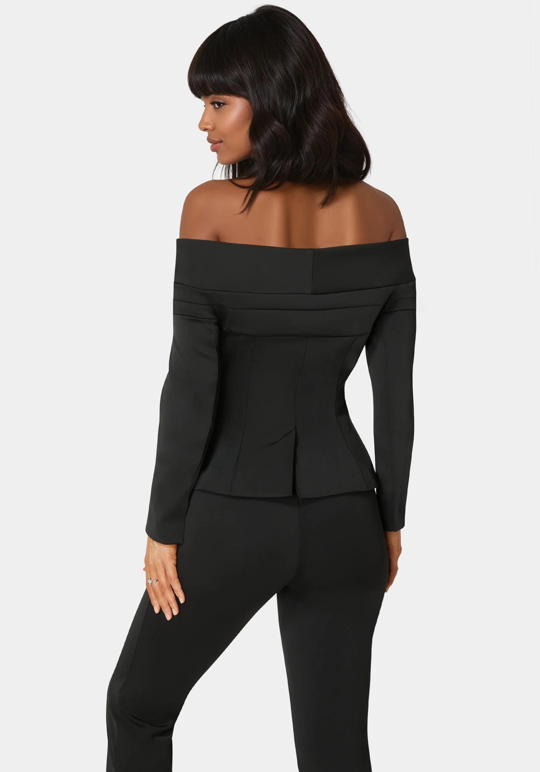 Tailored Off Shoulder Blazer