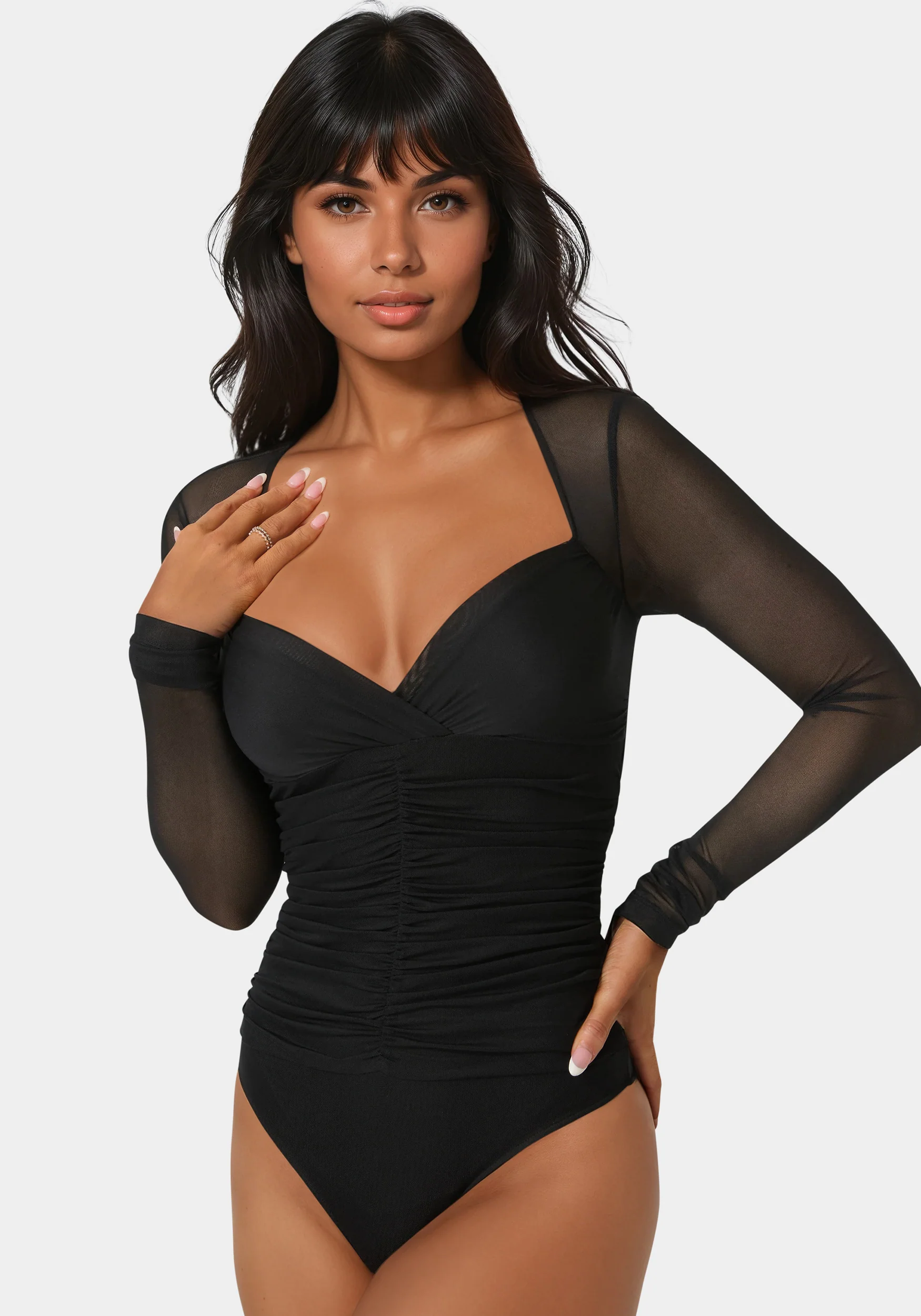 11748-shirred-mesh-bodysuit-4.webp Shirred Mesh Bodysuit