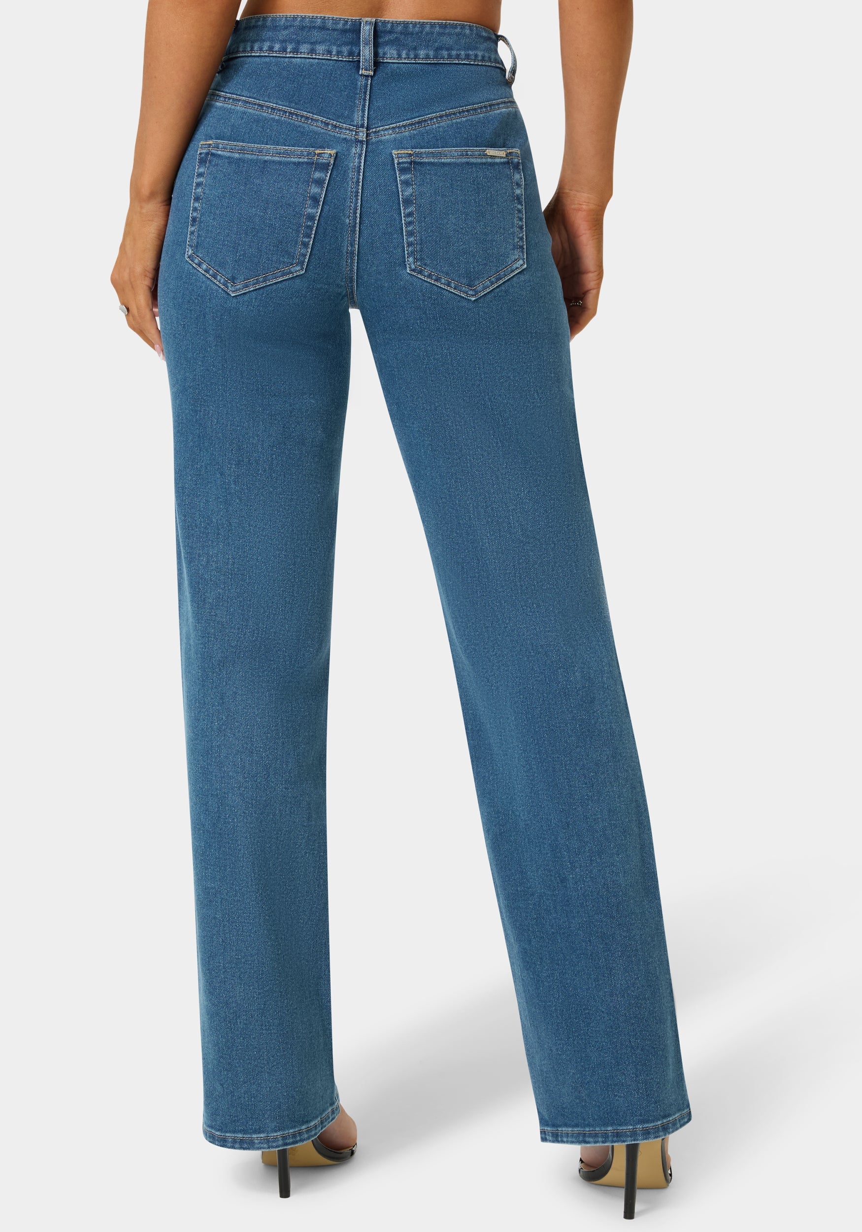11888-natural-waist-v-cut-straight-leg-jeans-2.jpg Natural Waist V Cut Straight Leg Jeans