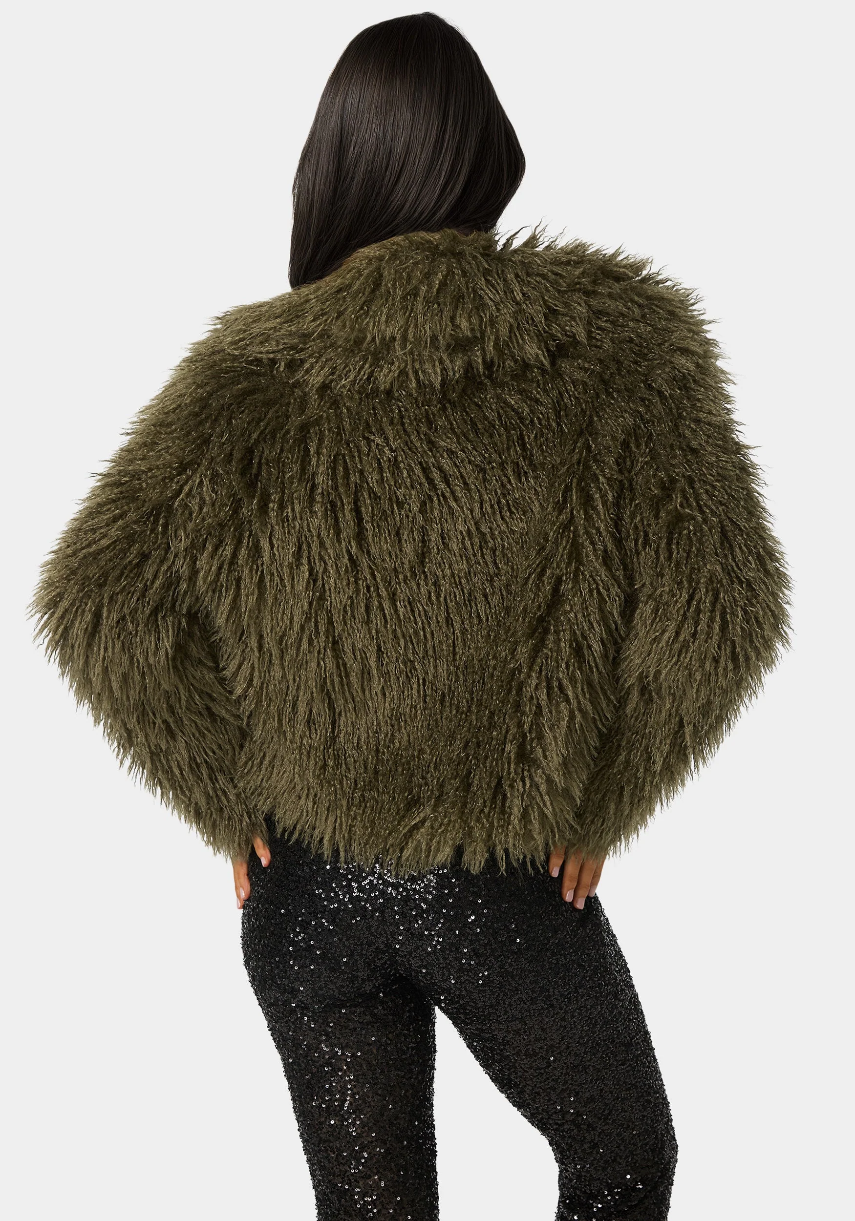 Luxurious Faux Fur Jacket
