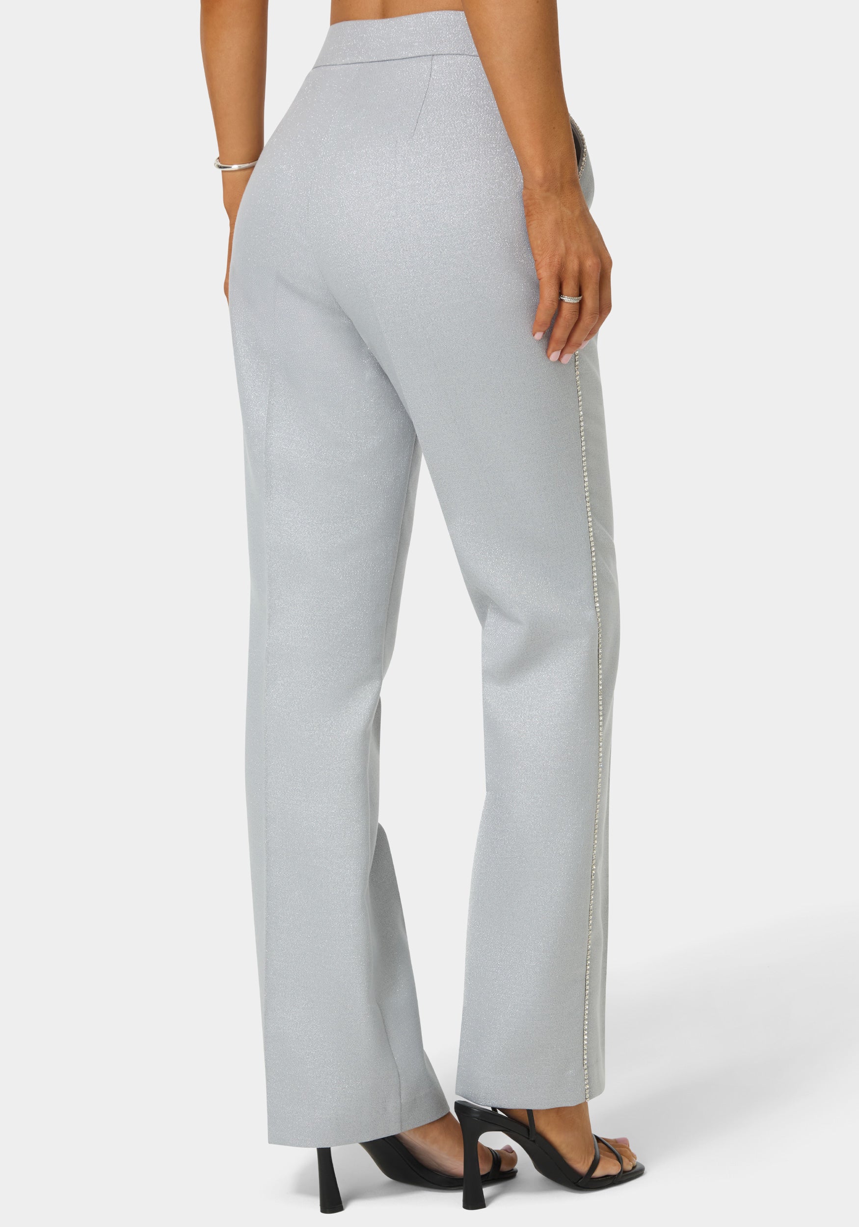 12285-glittery-high-waist-mini-flare-leg-pant-3.jpg Glittery High Waist Mini Flare Leg Pant