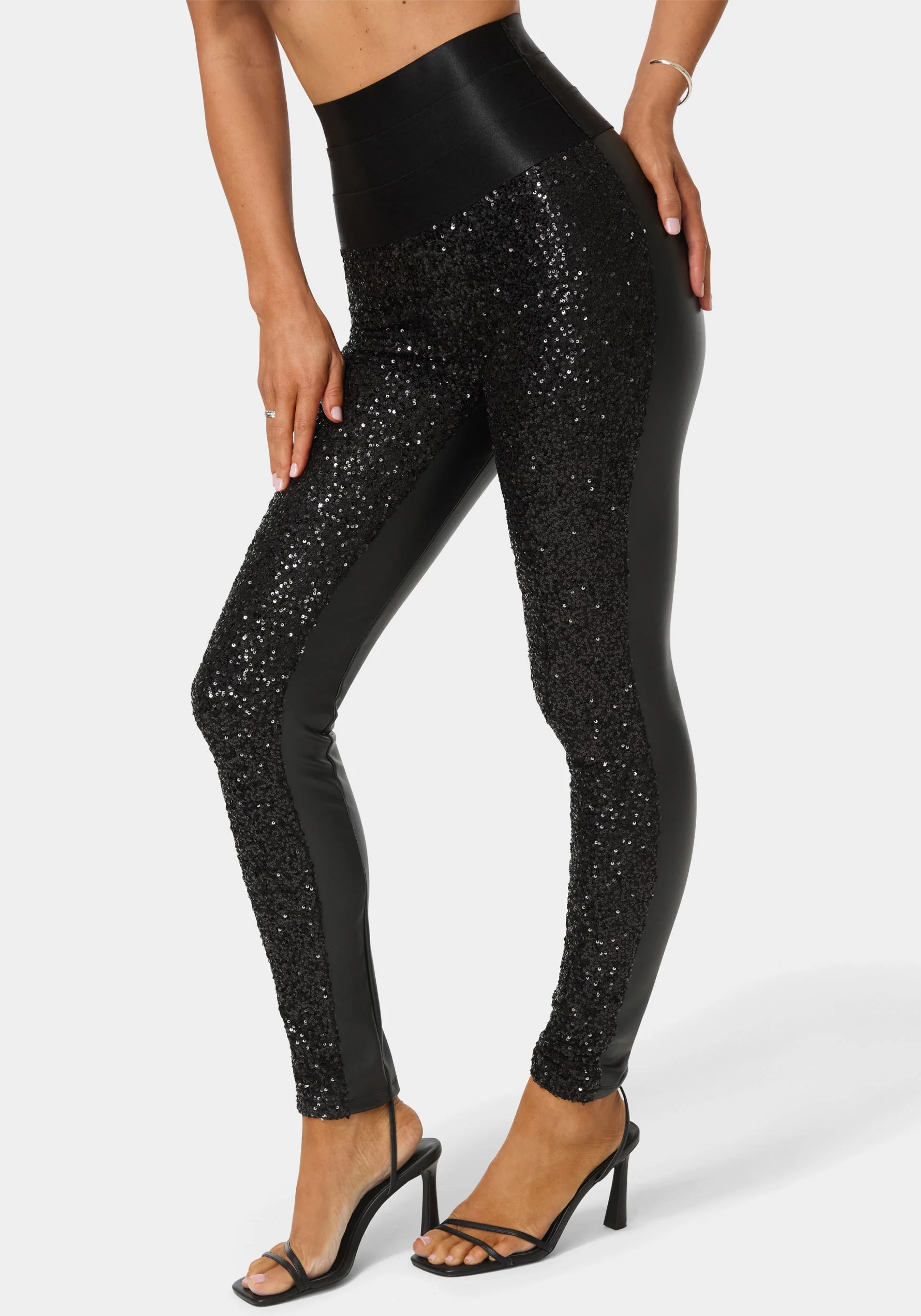 12383-high-waist-elastic-waistband-sequin-legging-1.webp High Waist Elastic Waistband Sequin Legging