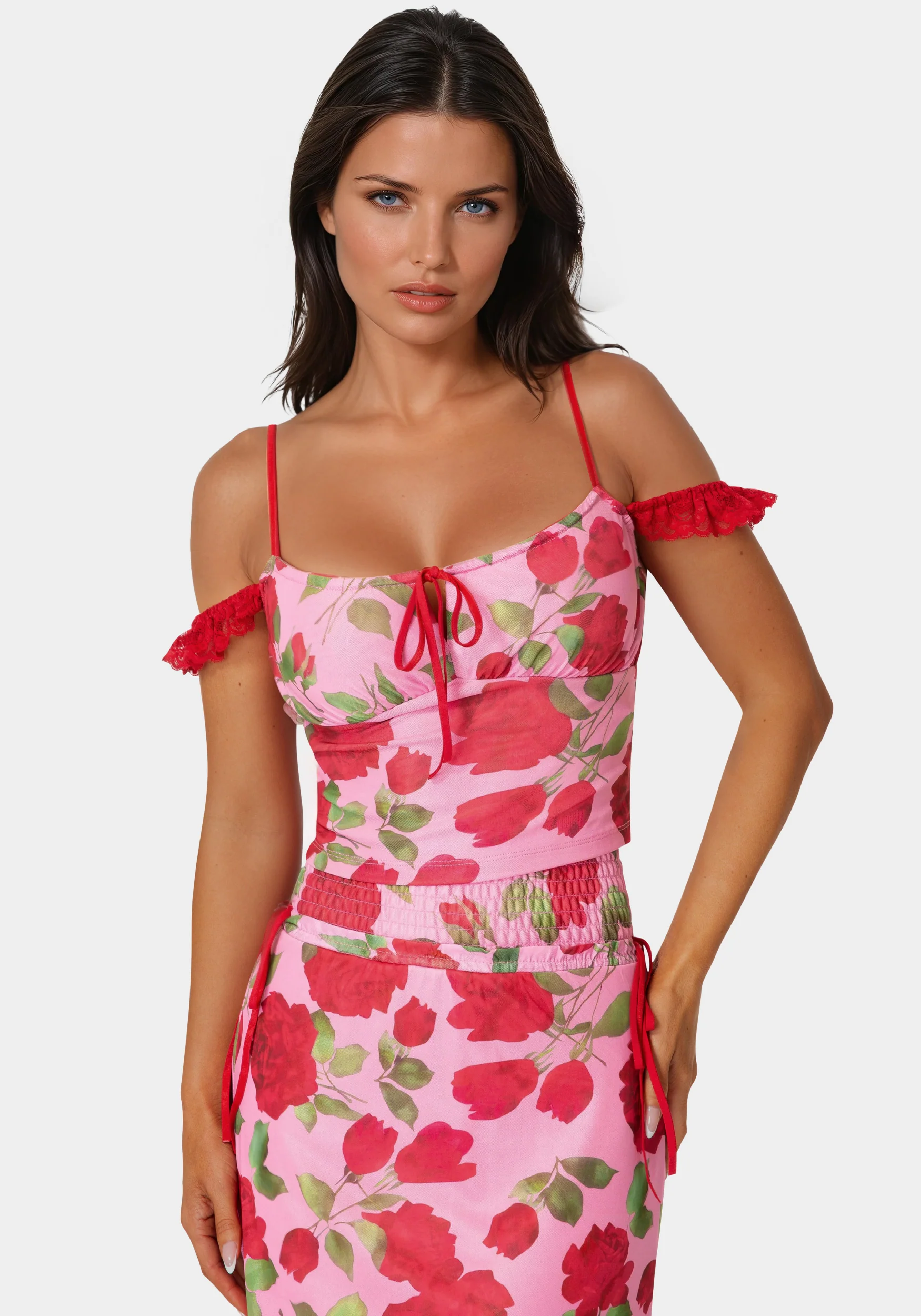 12413-floral-printed-mesh-top-1.webp Floral Printed Mesh Top