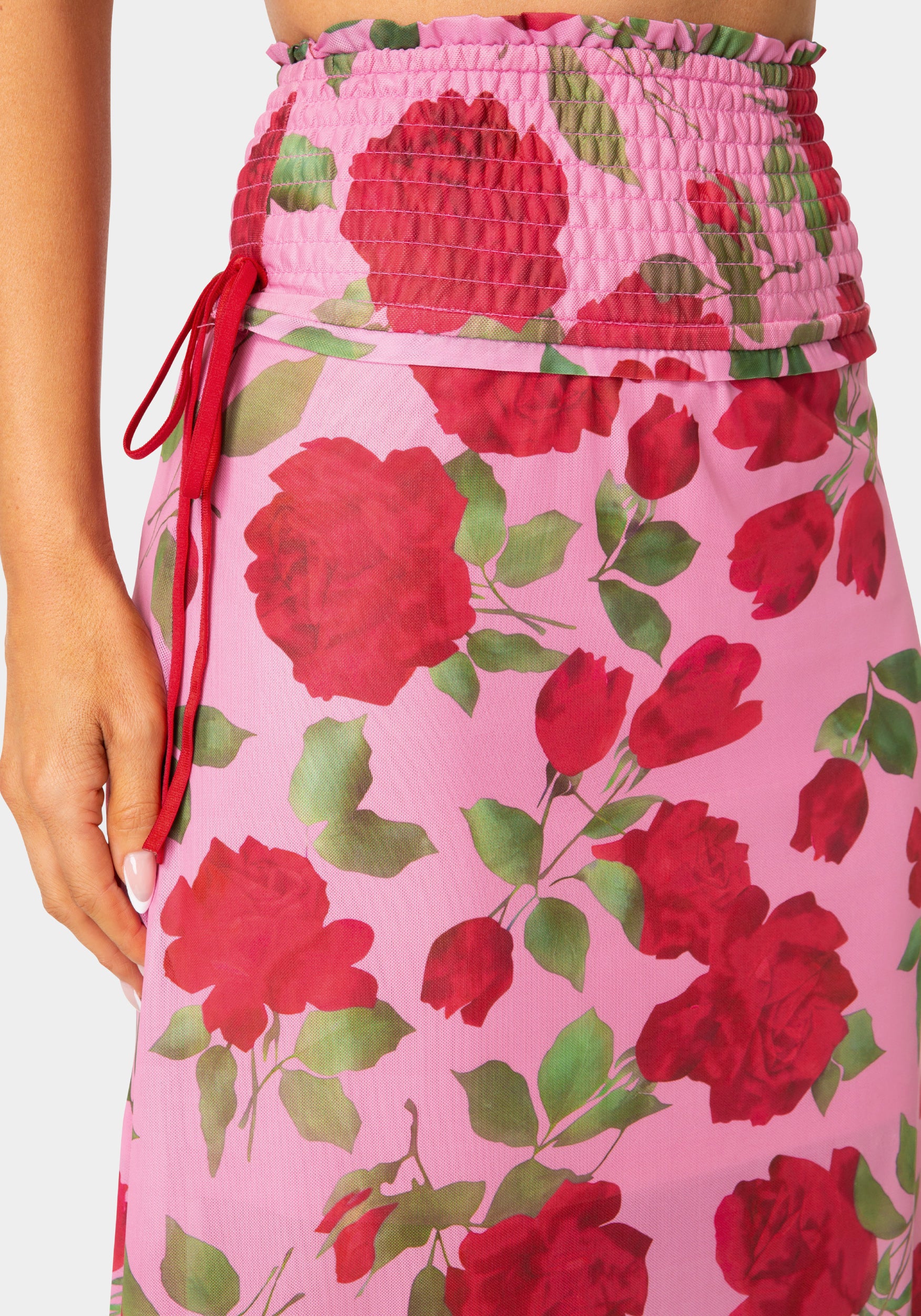 12453-floral-printed-mesh-maxi-skirt-5.jpg Floral Printed Mesh Maxi Skirt
