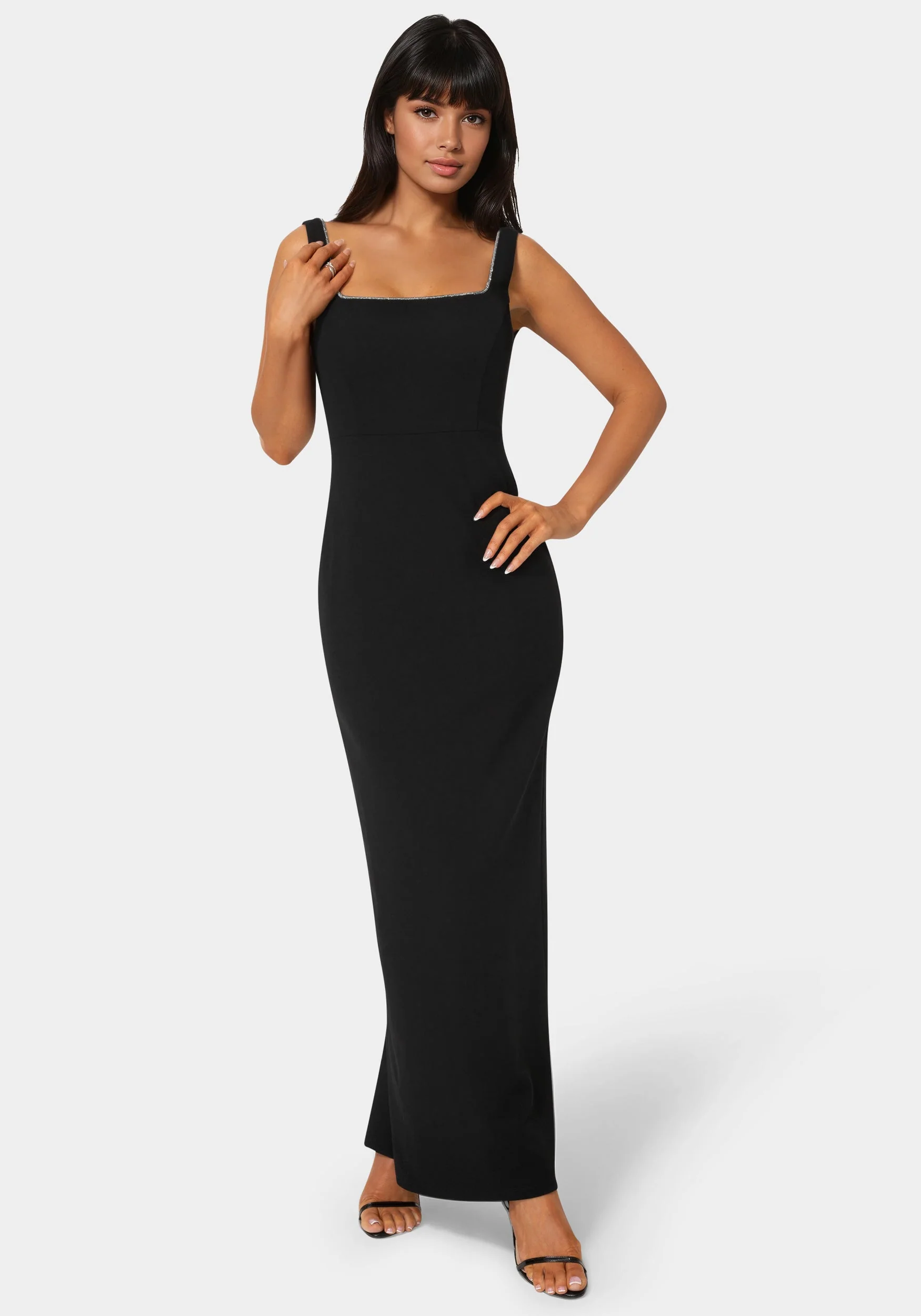 12603-square-neck-maxi-dress-with-rhinestone-1.webp Square Neck Maxi Dress with Rhinestone