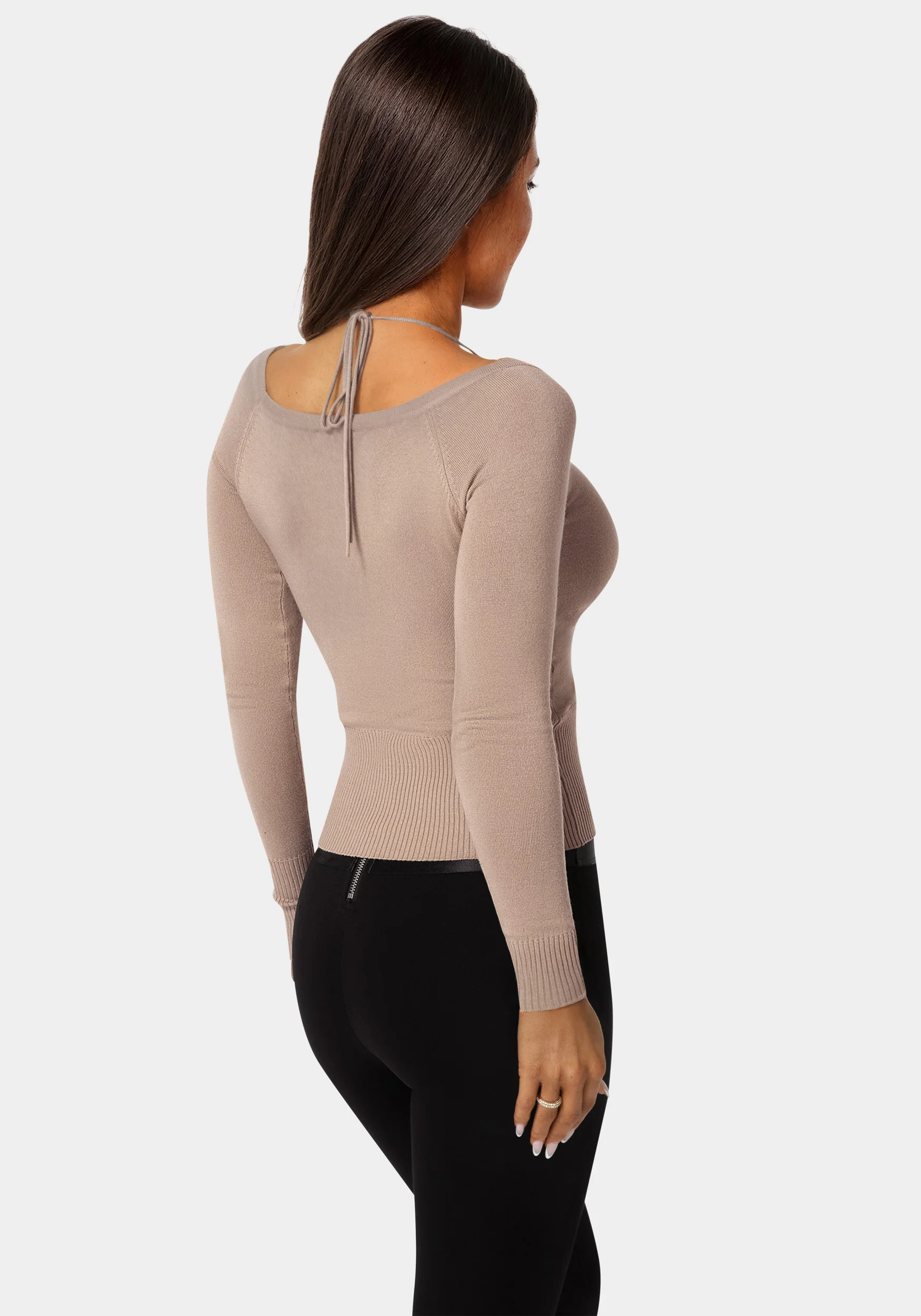 12767-light-weight-halter-neck-tie-cardigan-2.webp Light Weight Halter Neck Tie Cardigan