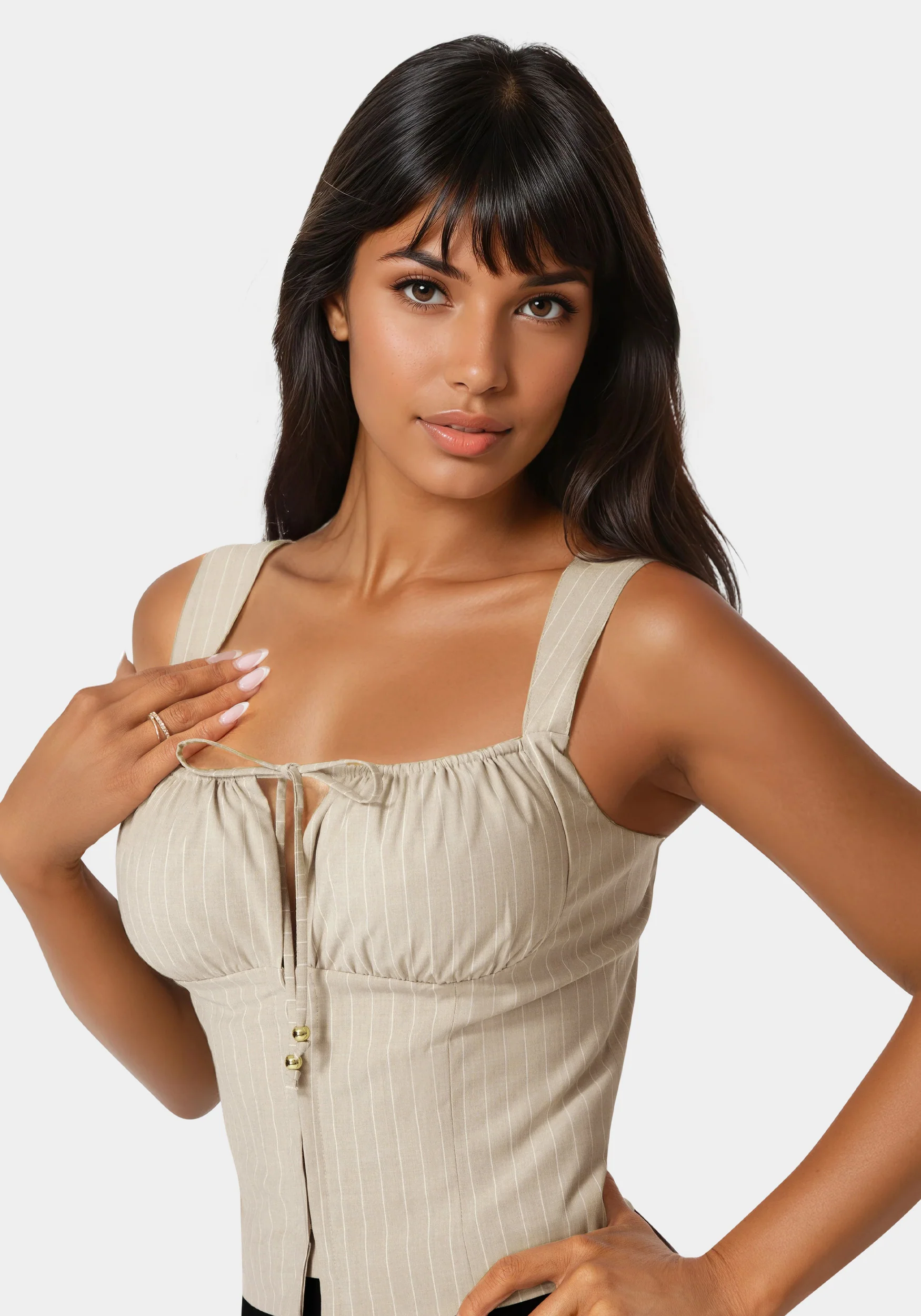 Stripe Corset Top