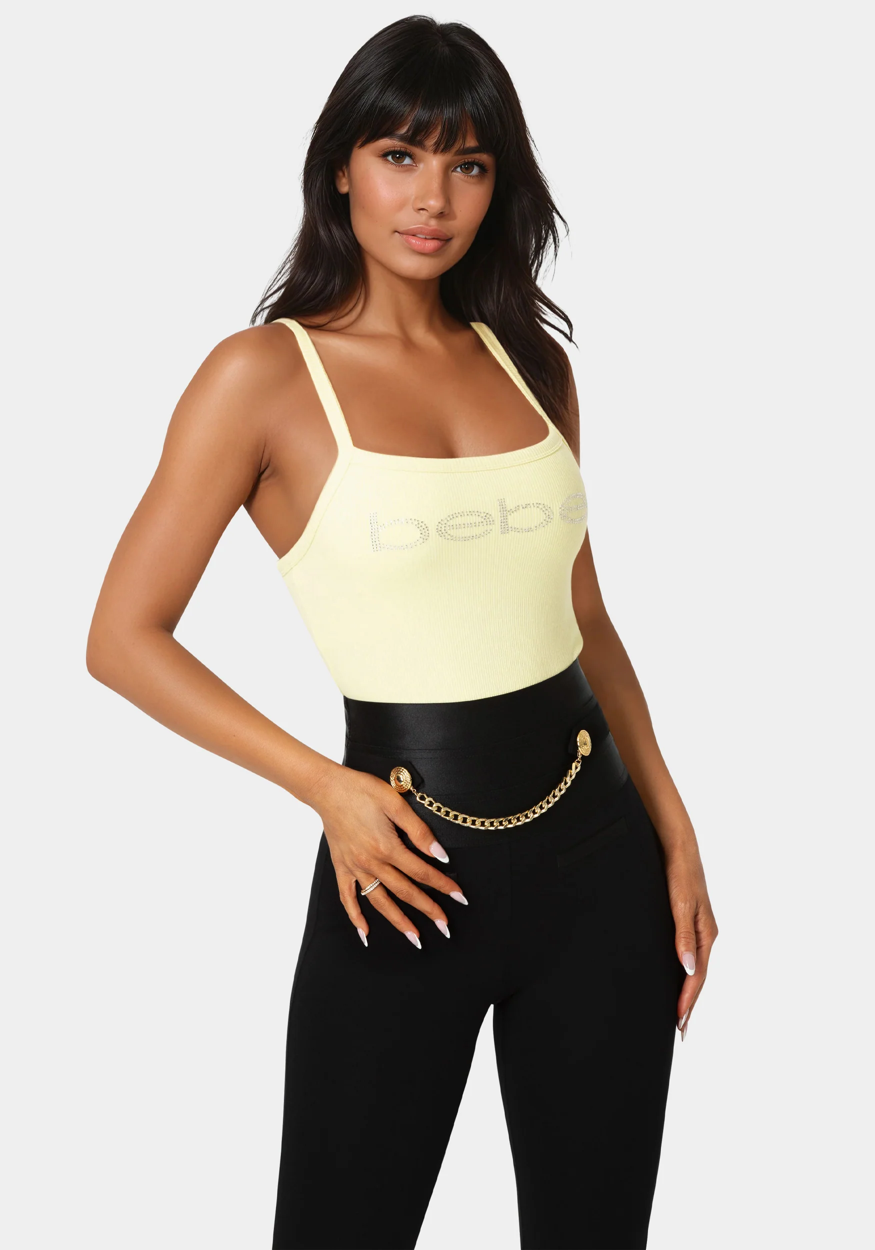 12865-bebe-logo-racer-back-rib-tank-1.webp Bebe Logo Racer Back Rib Tank