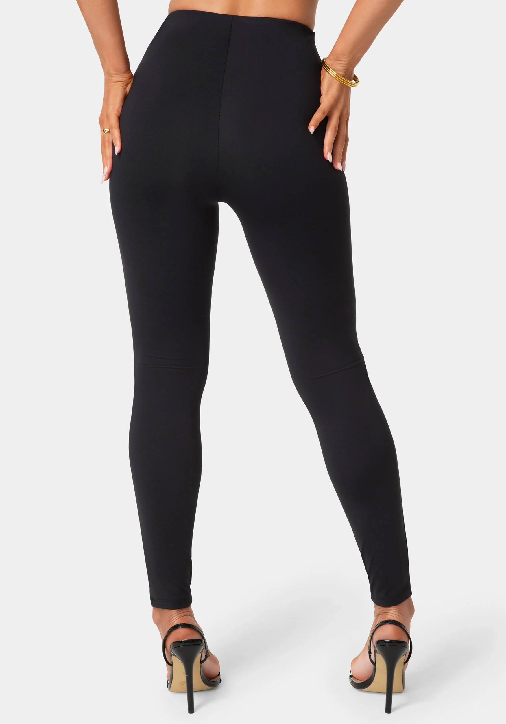 High Waist Draped Sash Legging