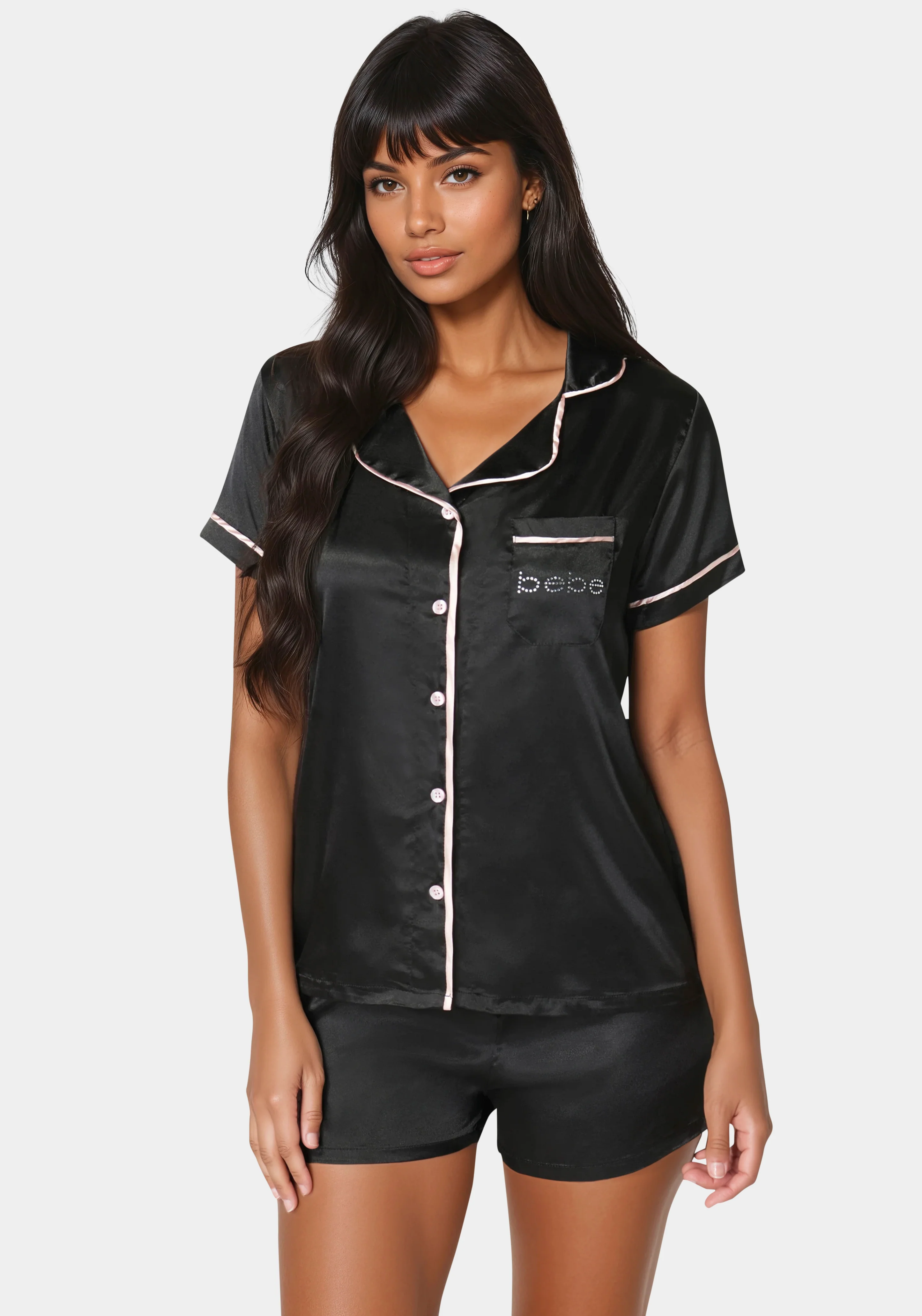 Button Up Short Set