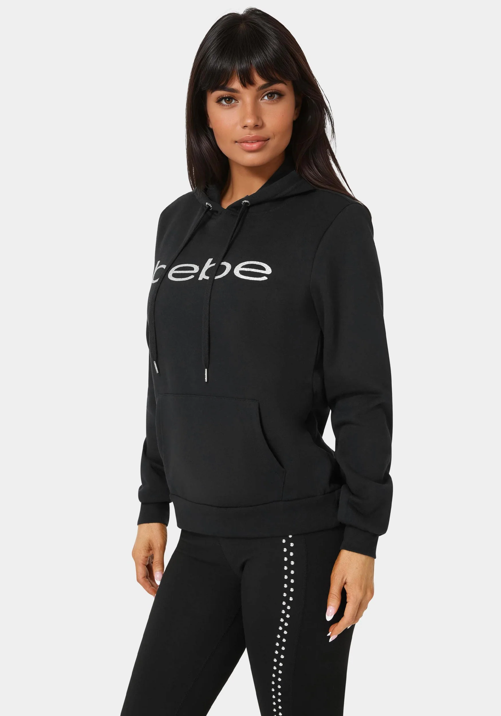 Glitter Logo Fleece Hoodie