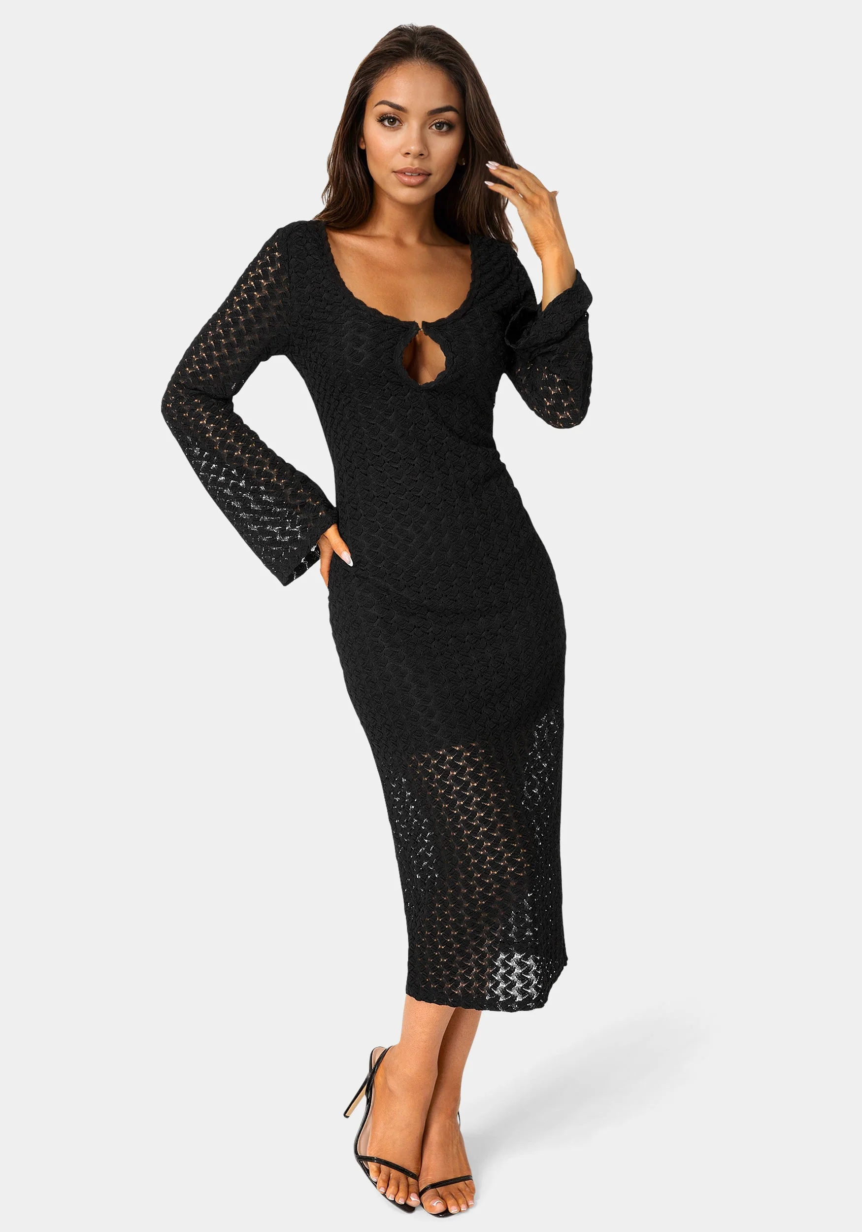 13604-long-sleeve-cutout-crochet-maxi-dress-1.webp Long Sleeve Cutout Crochet Maxi Dress