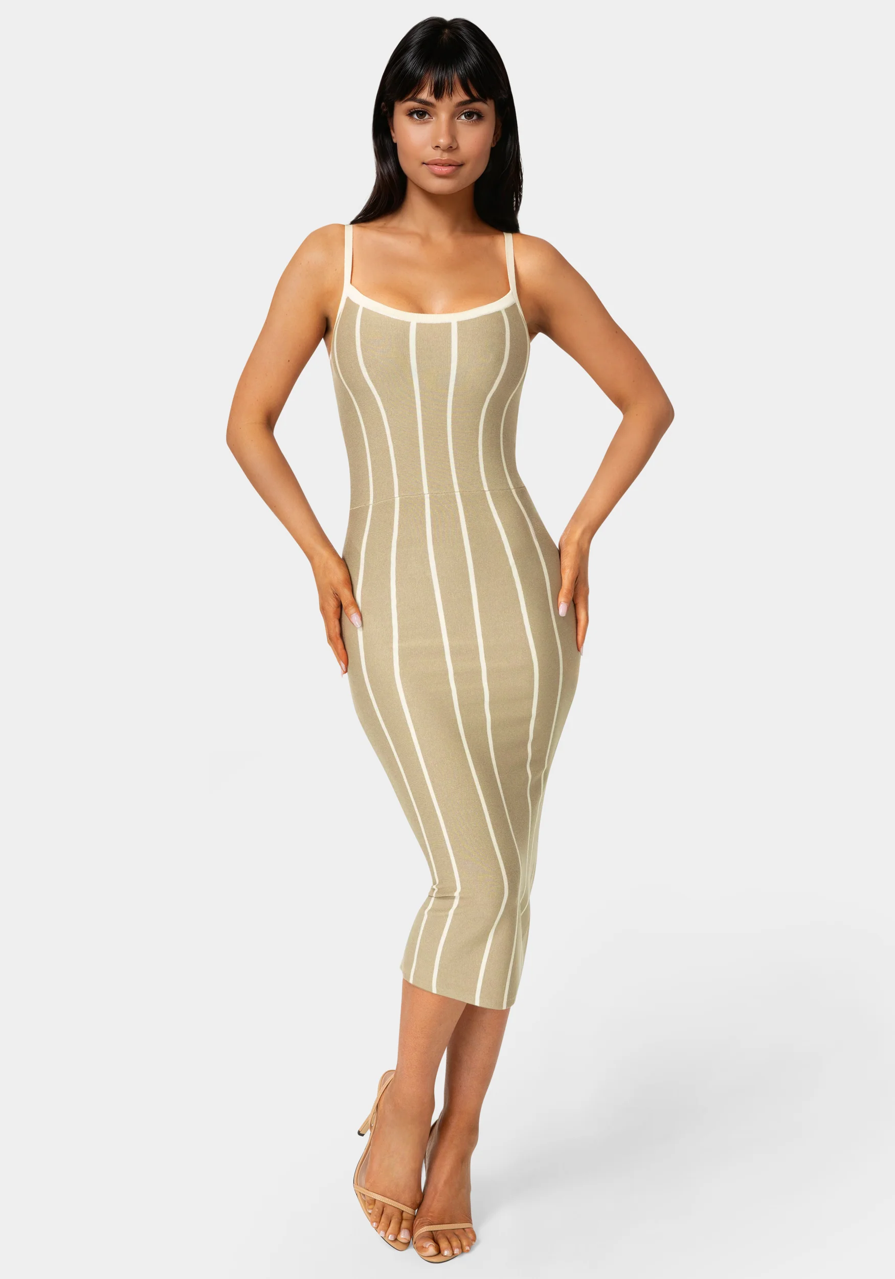 13817-striple-knit-bodycon-midi-dress-1.webp Striple Knit Bodycon Midi Dress