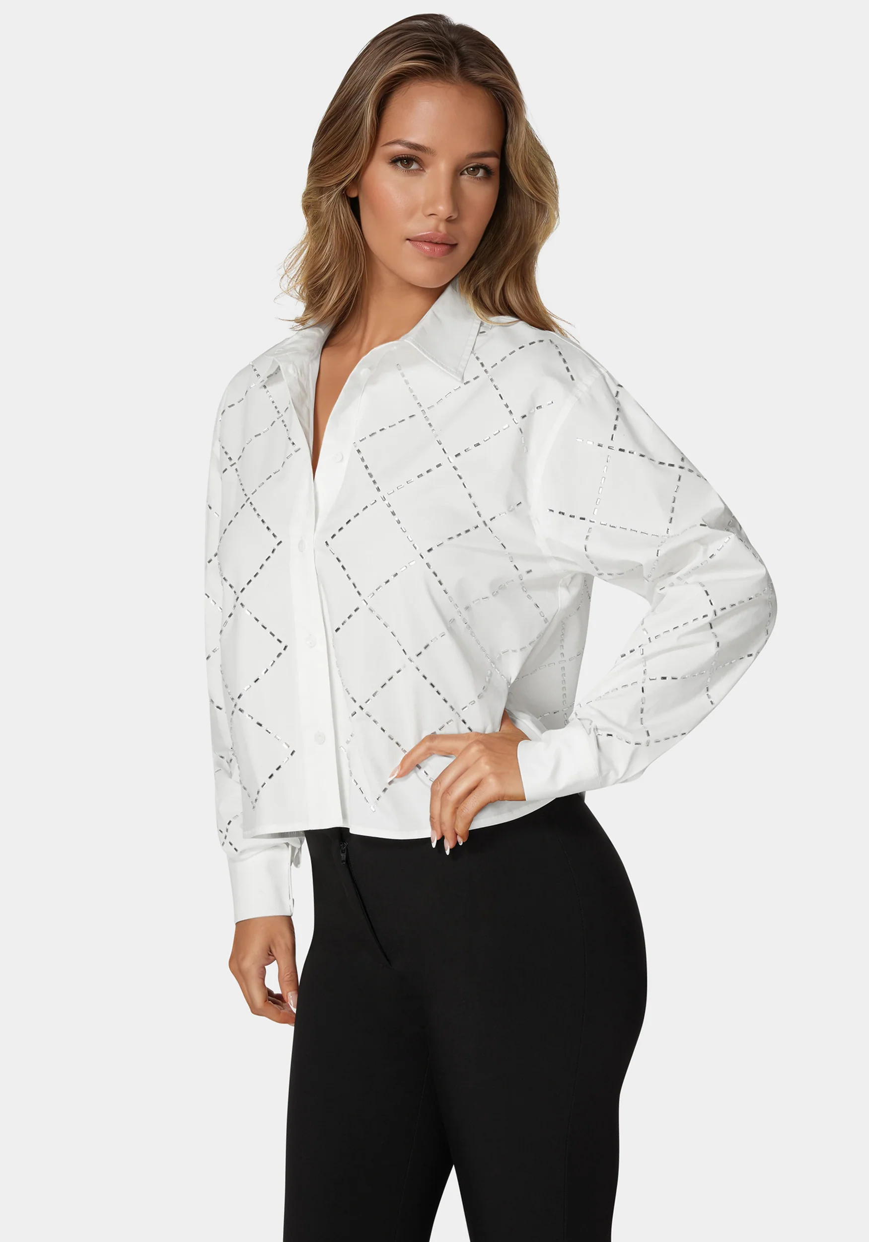 14078-rhinestone-long-sleeve-blouse-2.webp Rhinestone Long Sleeve Blouse