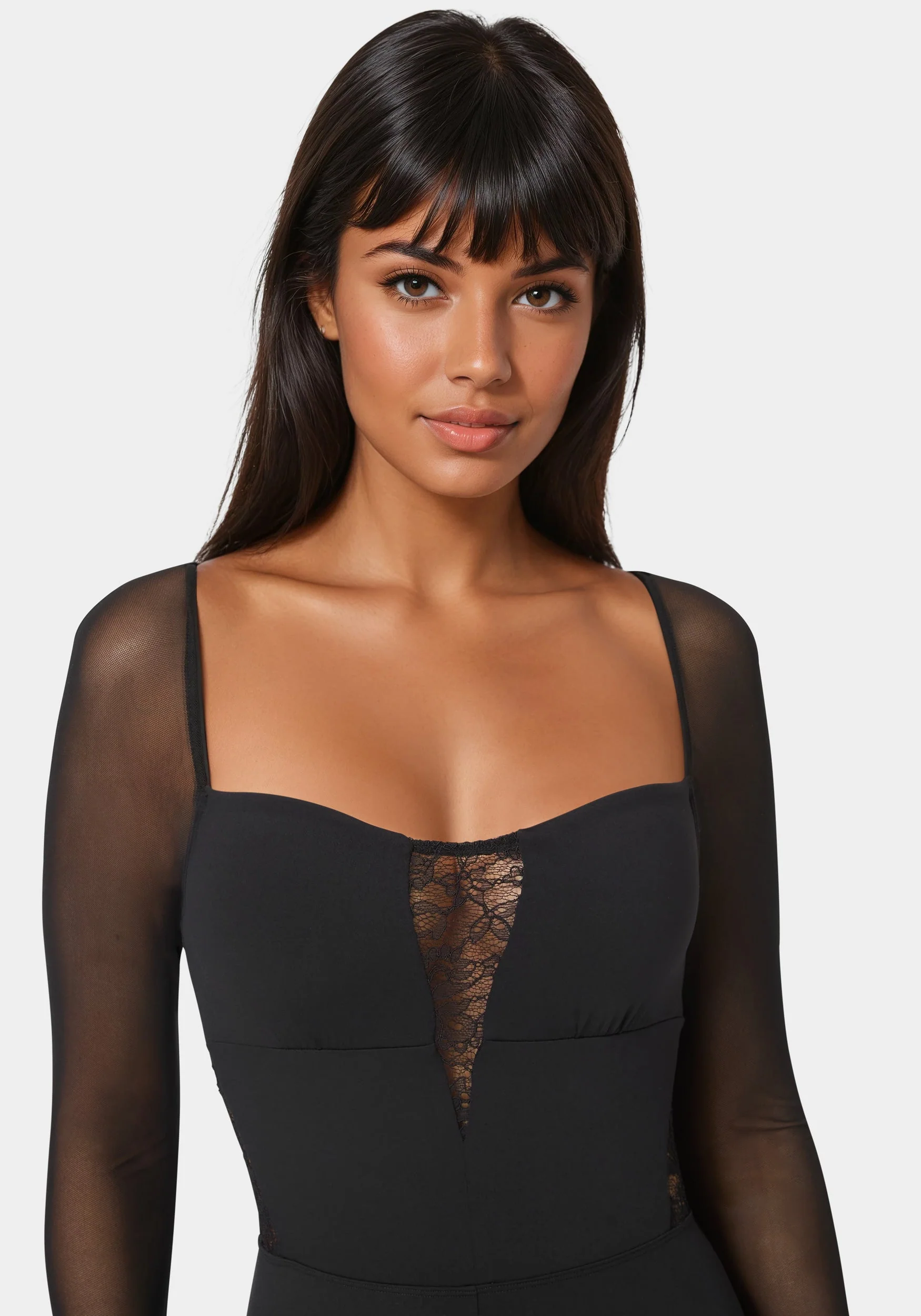 14373-mesh-sleeve-lace-insert-catsuit-4.webp Mesh Sleeve Lace Insert Catsuit