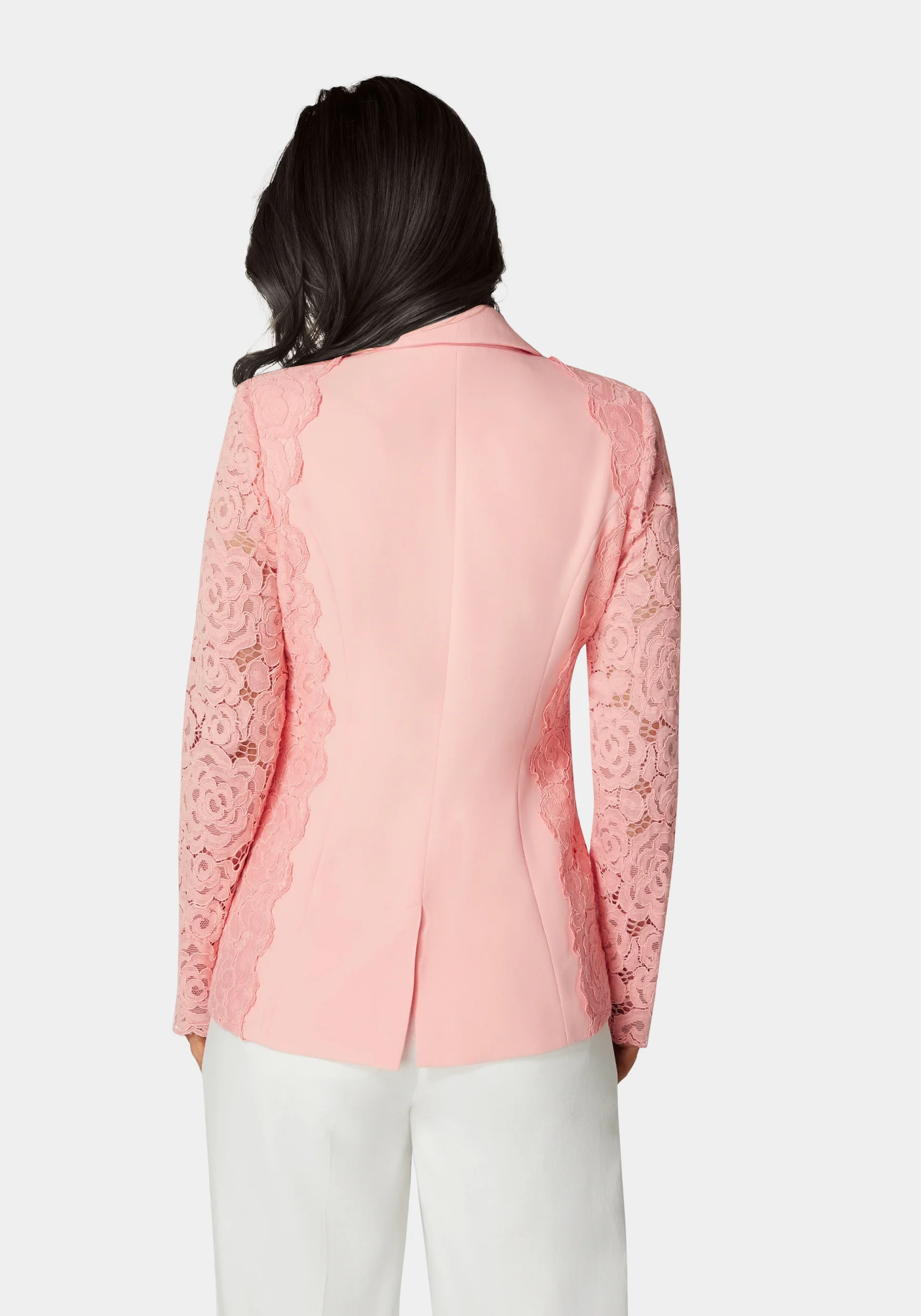 Lace Combo Tailored Jacket