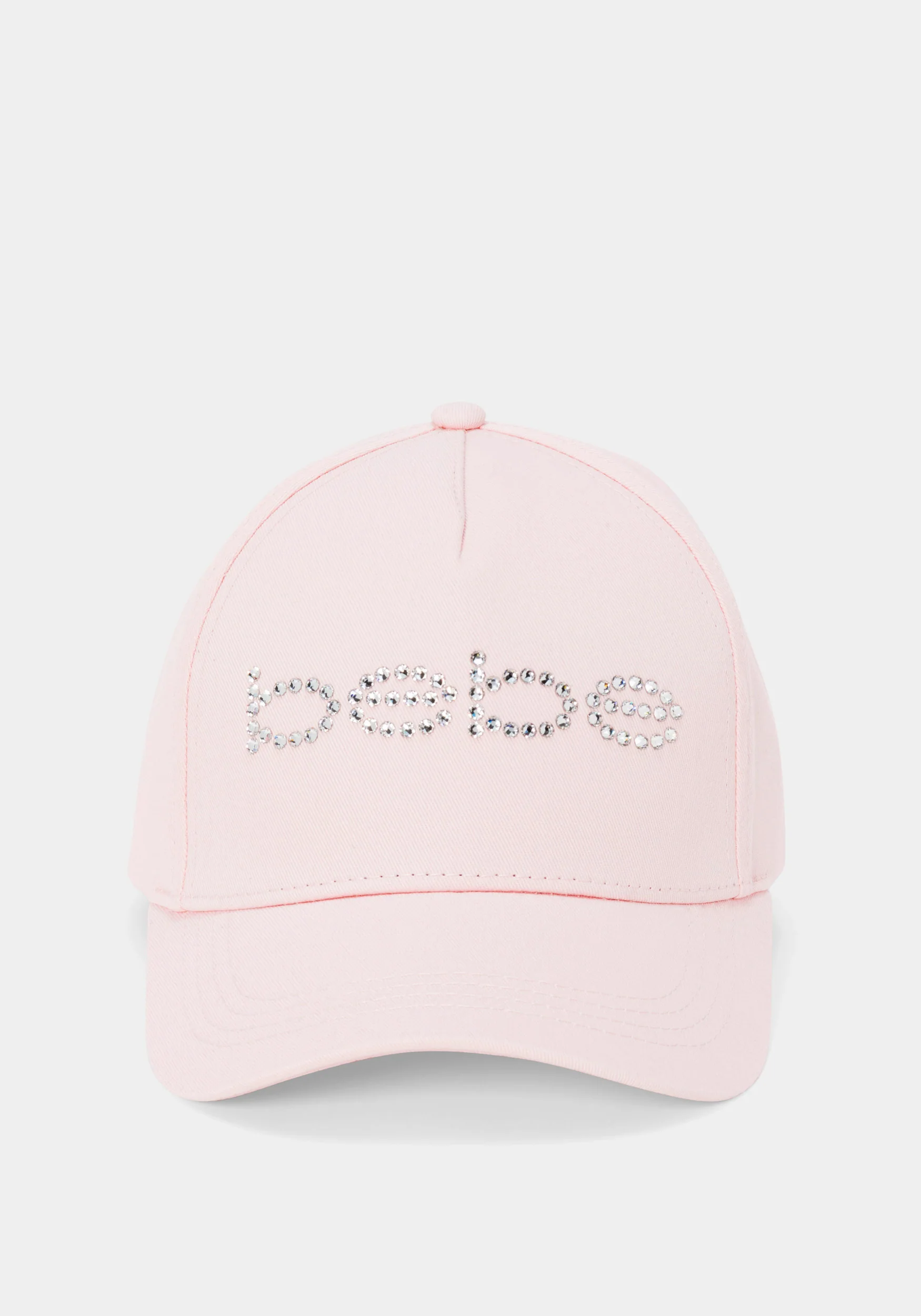 bebe Logo Hat Embellished With Crystals by Swarovski