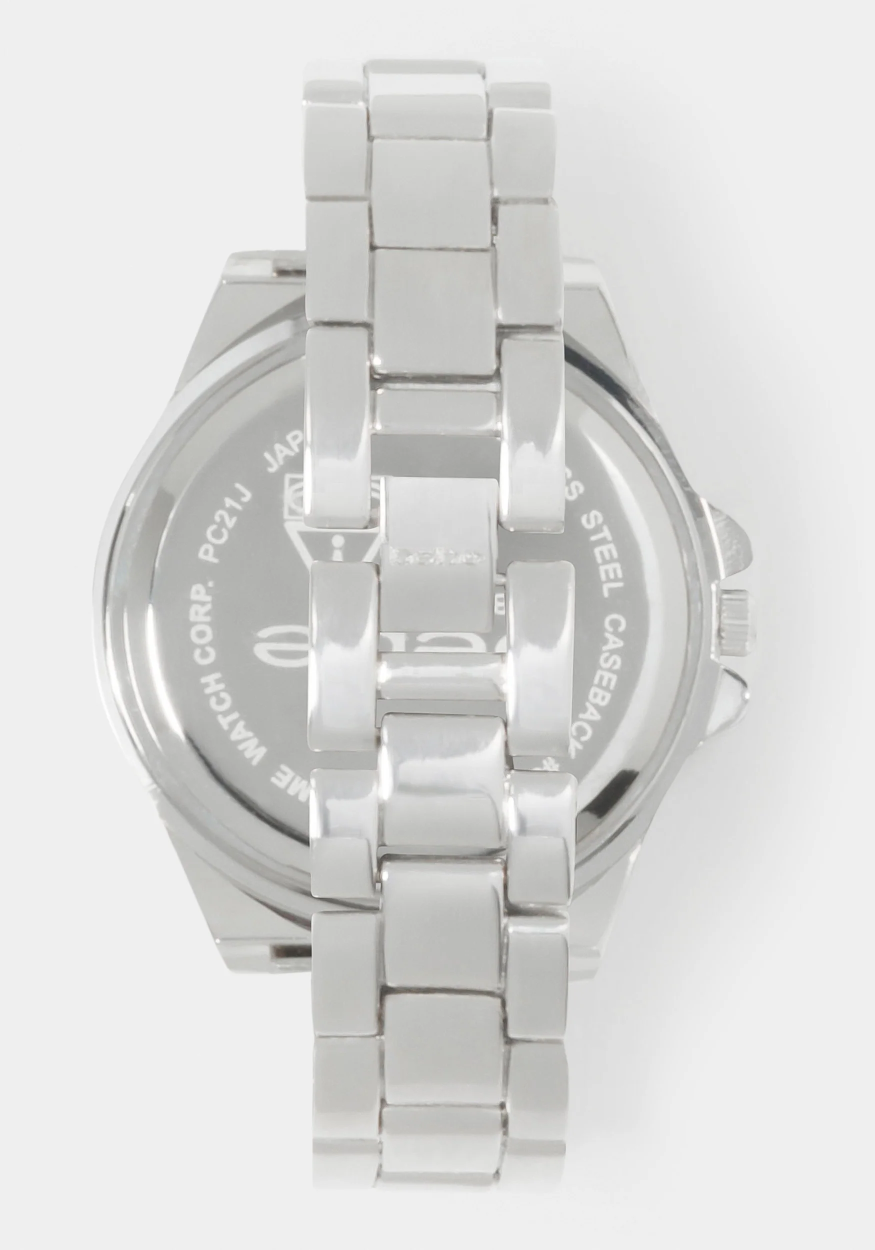 Link Bracelet Crystal Sport Bezel Watch