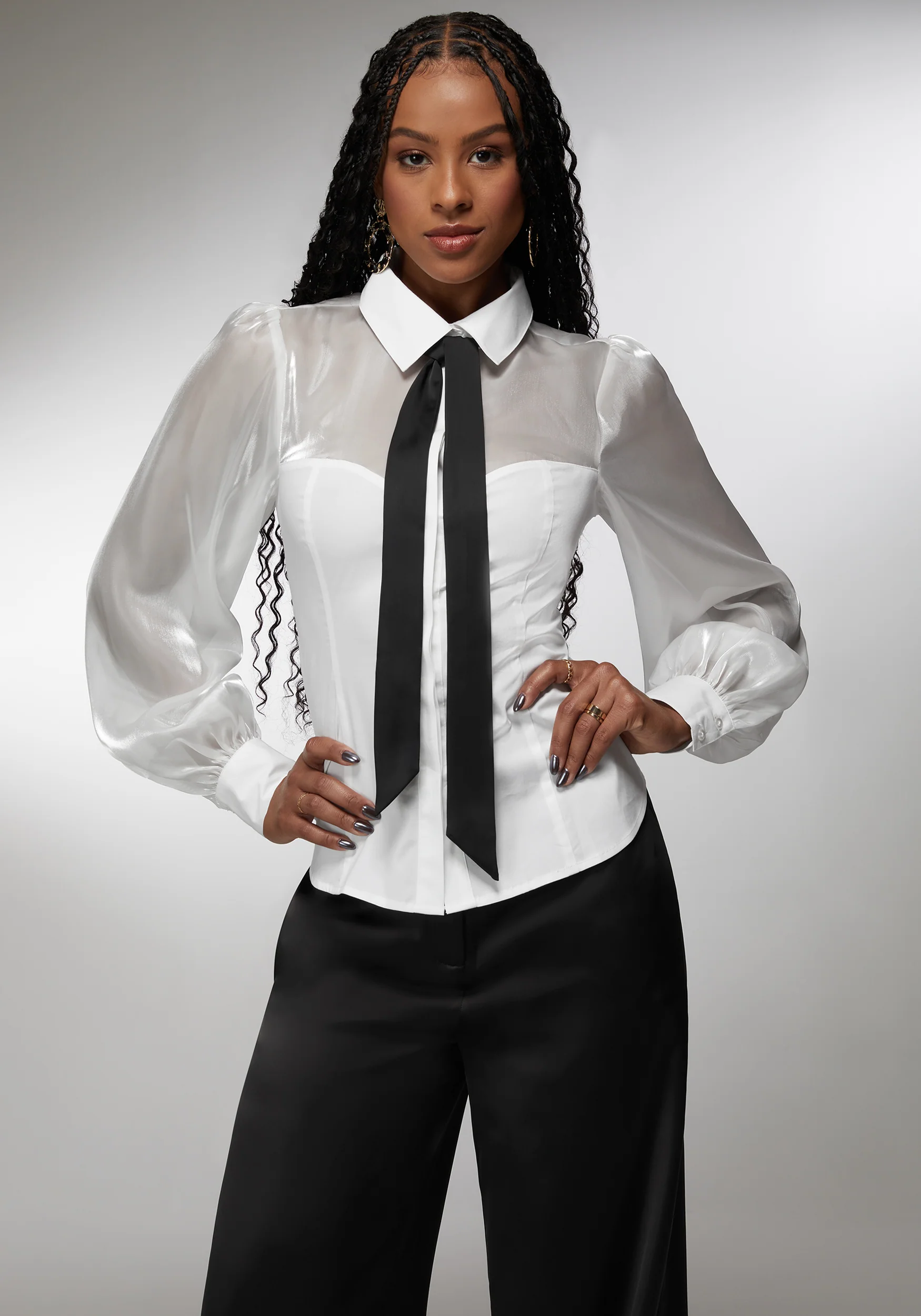 15224-organza-sweetheart-illusion-combo-poplin-blouse-1.webp Organza Sweetheart Illusion Combo Poplin Blouse