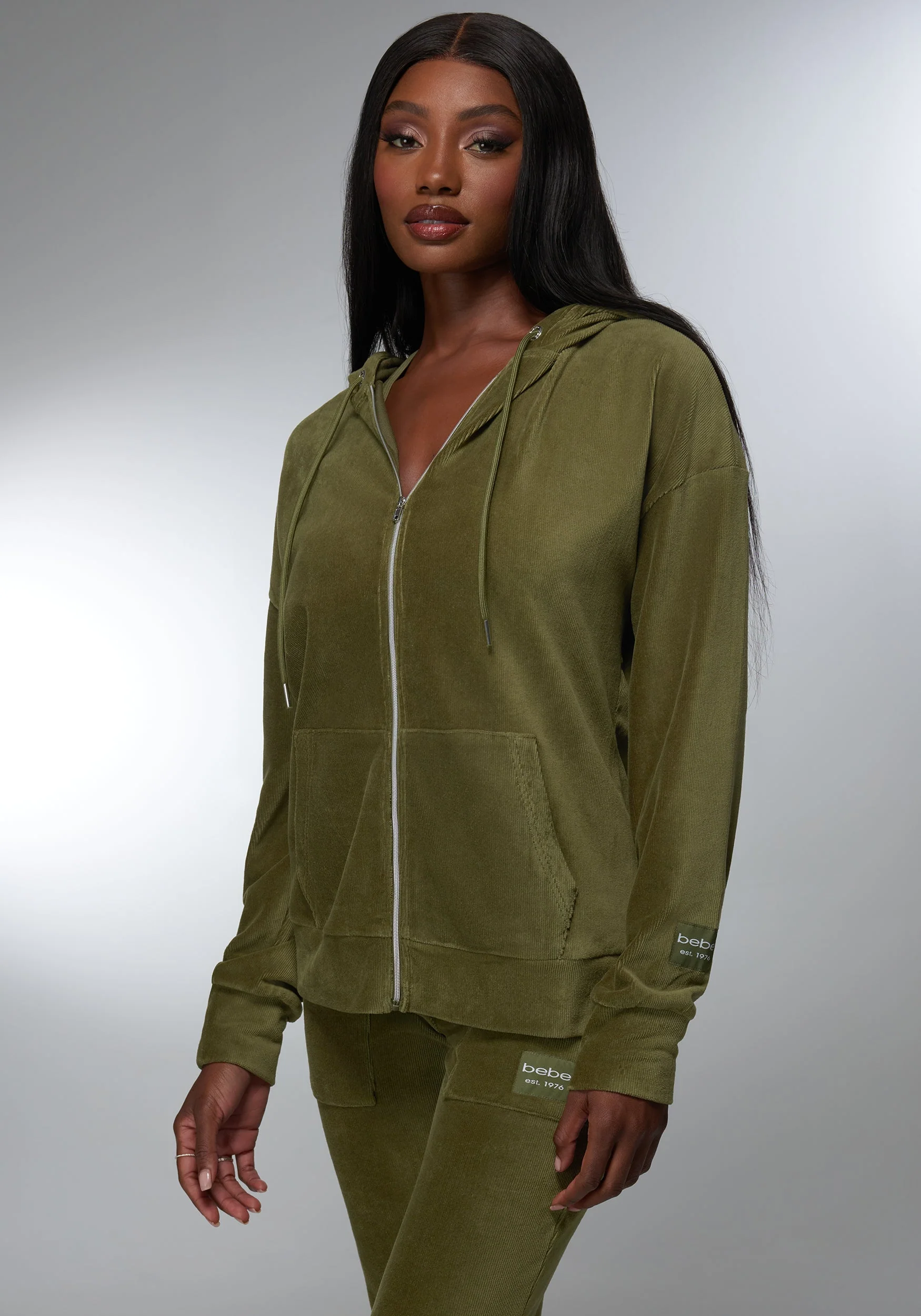 Micro Cord Hoodie