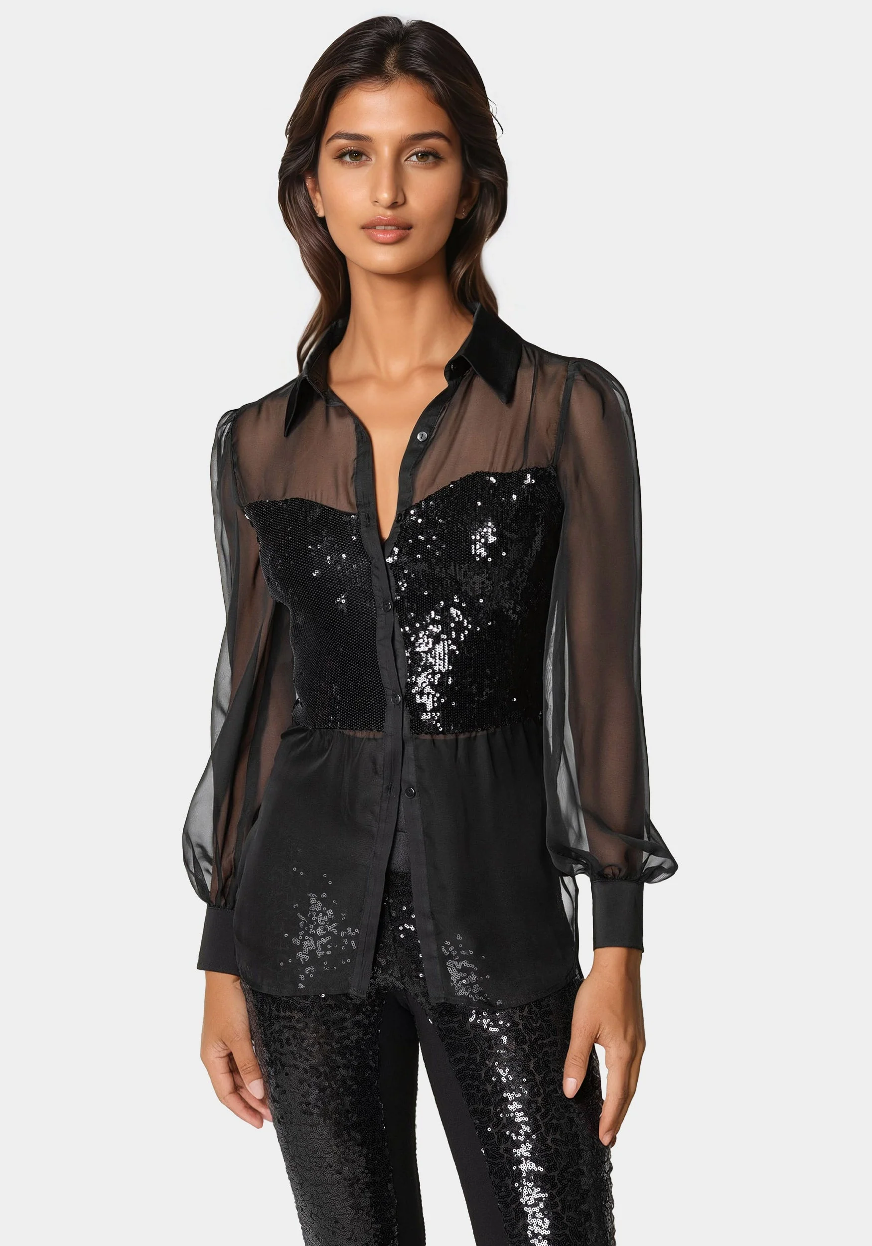 15675-sequin-fooler-chiffon-blouse-1.webp Sequin Fooler Chiffon Blouse