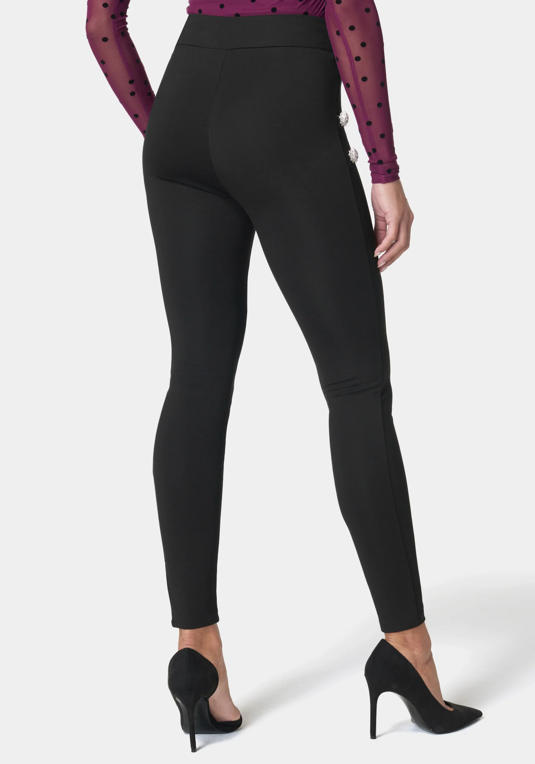 15851-high-waist-rhinestone-button-legging-3.webp High Waist Rhinestone Button Legging