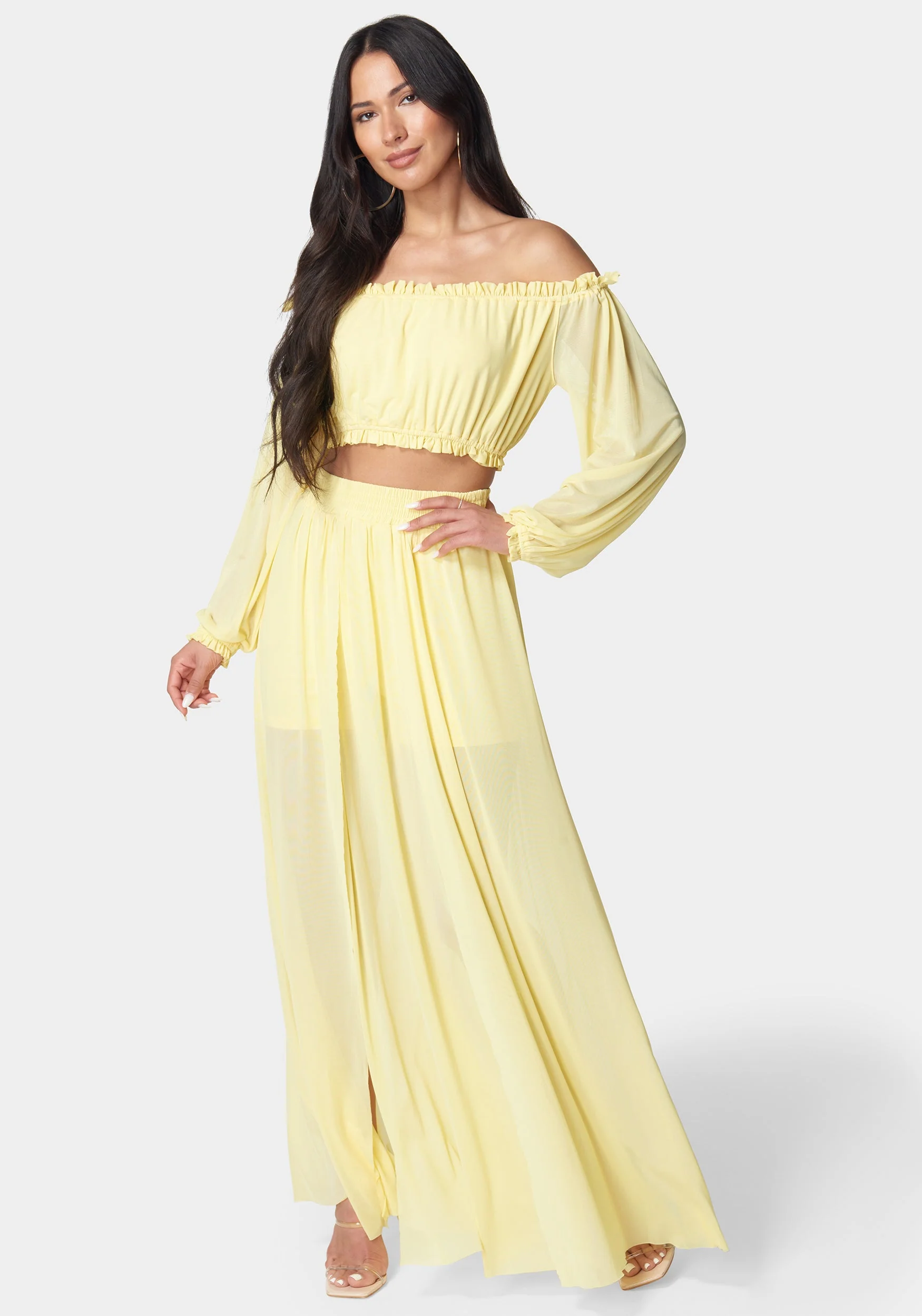 15944-high-slit-two-piece-mesh-dress-1.webp High Slit Two Piece Mesh Dress