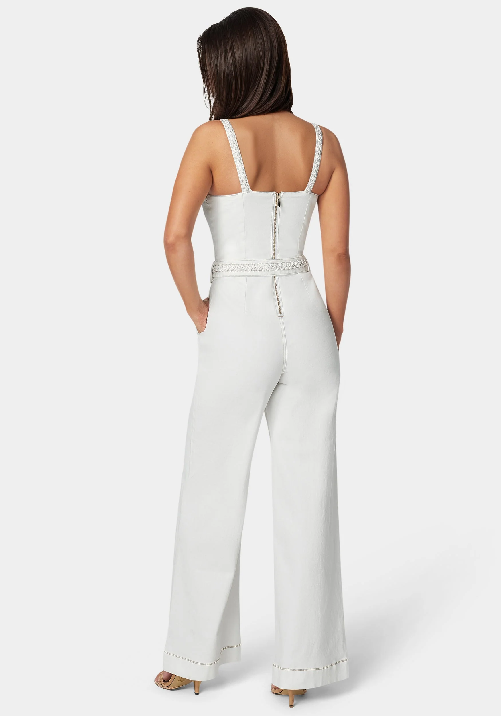 16923-white-braided-wide-leg-denim-jumpsuit-3.webp White Braided Wide Leg Denim Jumpsuit