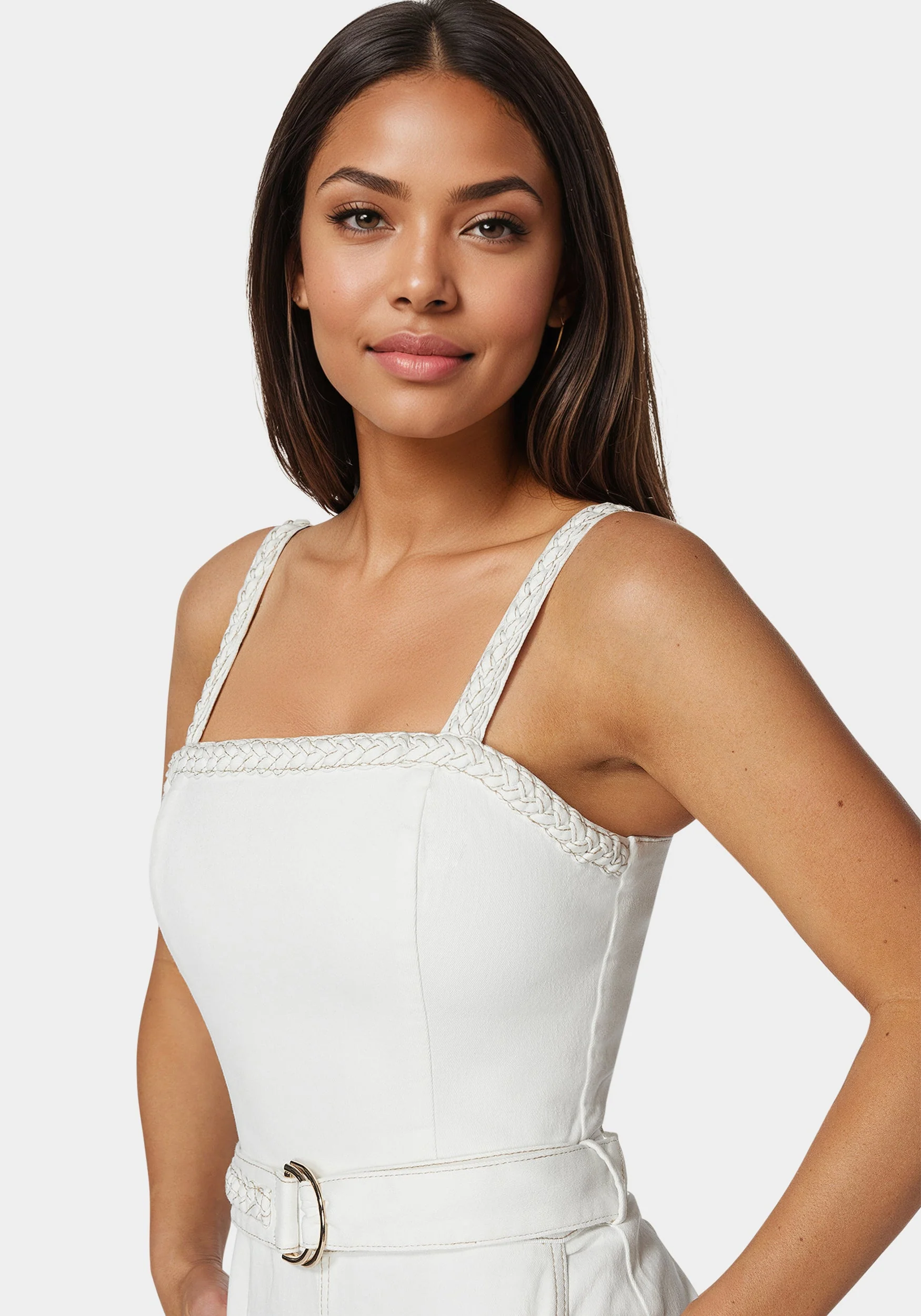 16923-white-braided-wide-leg-denim-jumpsuit-4.webp White Braided Wide Leg Denim Jumpsuit