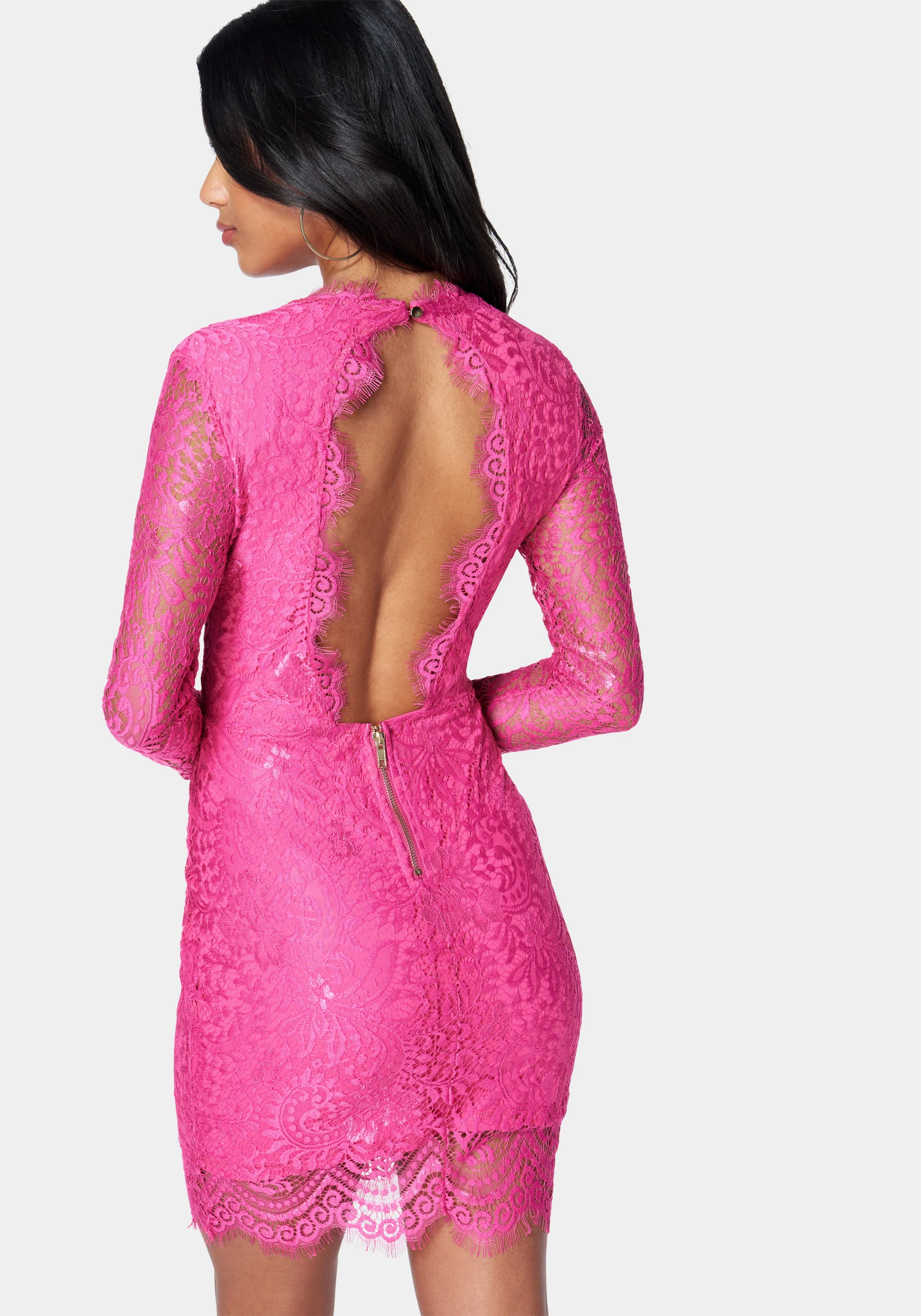17213-scallop-lace-open-back-mini-dress-3.webp Scallop Lace Open Back Mini Dress
