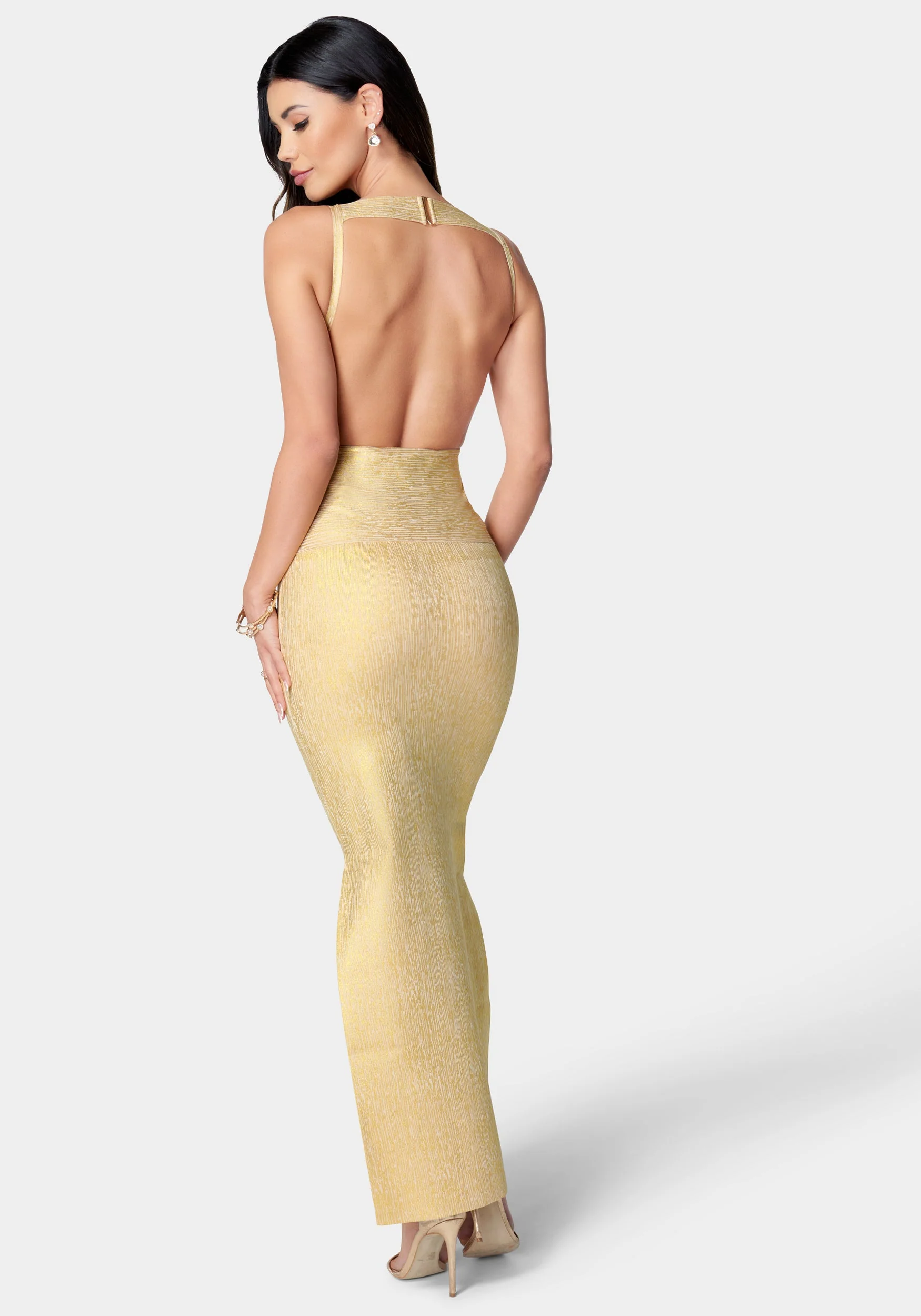 17328-bandage-open-back-gown-3.webp Bandage Open Back Gown