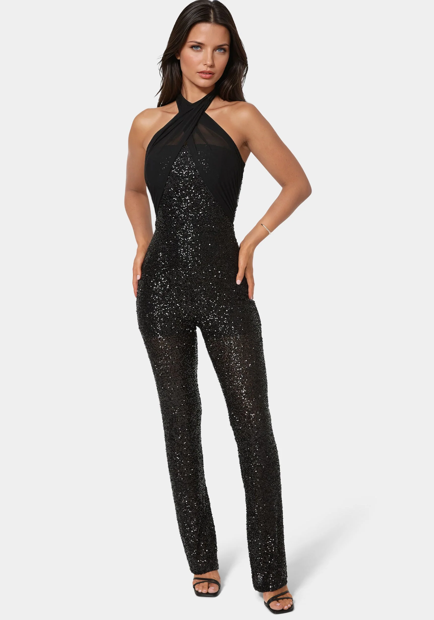 17725-sequin-halter-mini-flare-leg-jumpsuit-1.webp Sequin Halter Mini Flare Leg Jumpsuit