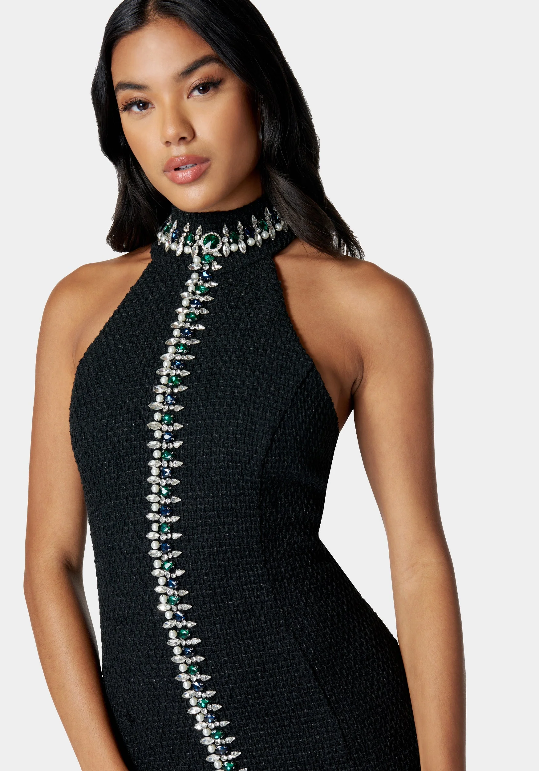 17969-crystal-knit-halter-neck-dress-4.webp Crystal Knit Halter Neck Dress