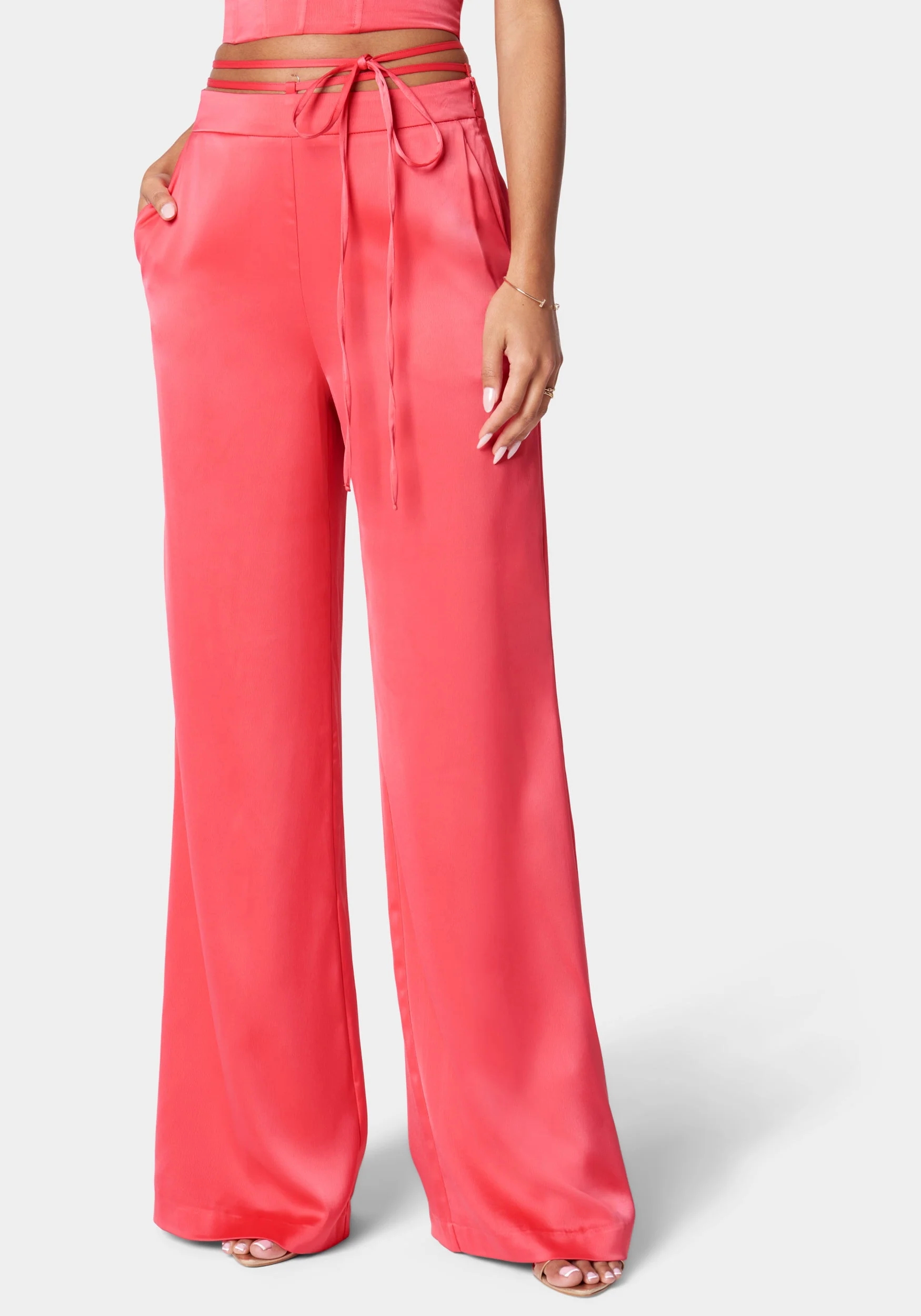 18019-high-waist-side-tie-detail-palazzo-pant-1.webp High Waist Side Tie Detail Palazzo Pant