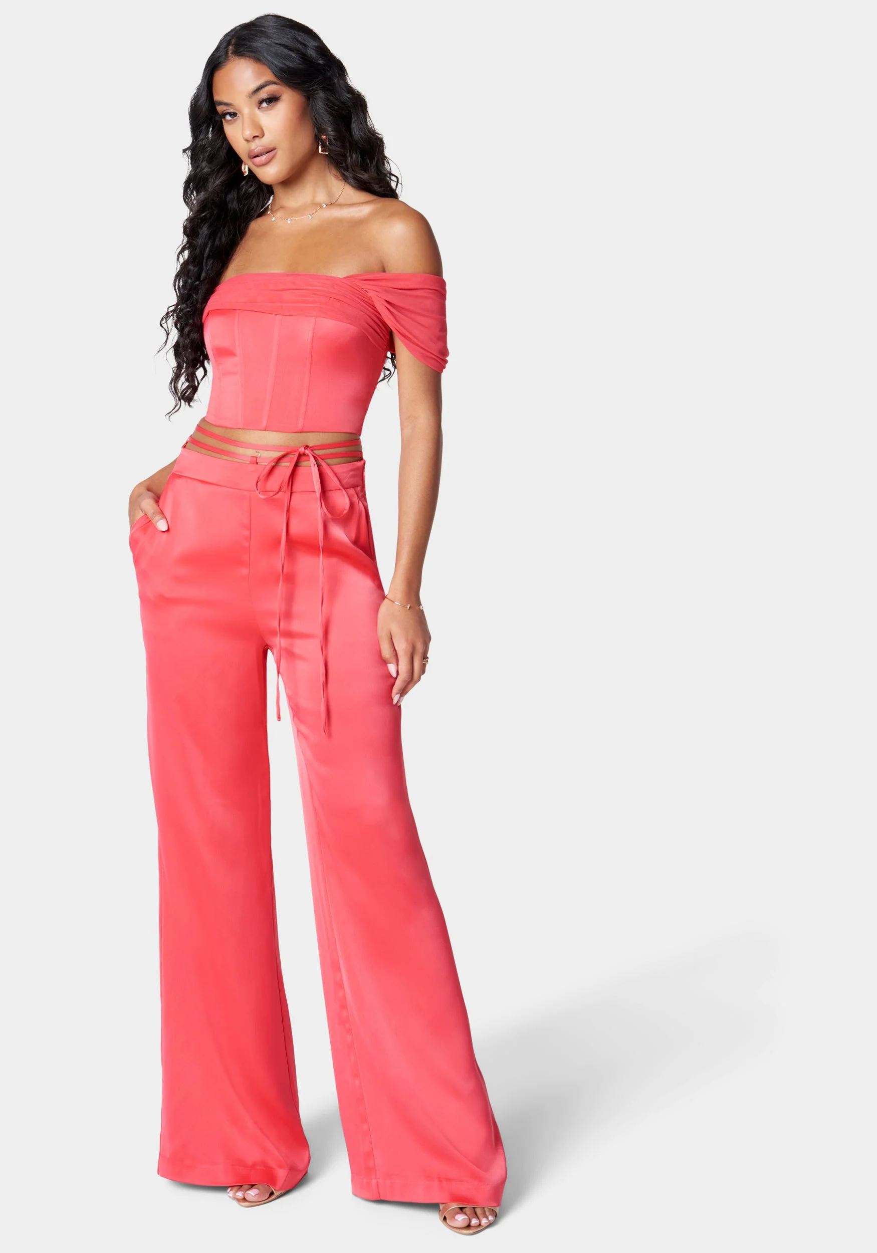 18019-high-waist-side-tie-detail-palazzo-pant-2.webp High Waist Side Tie Detail Palazzo Pant