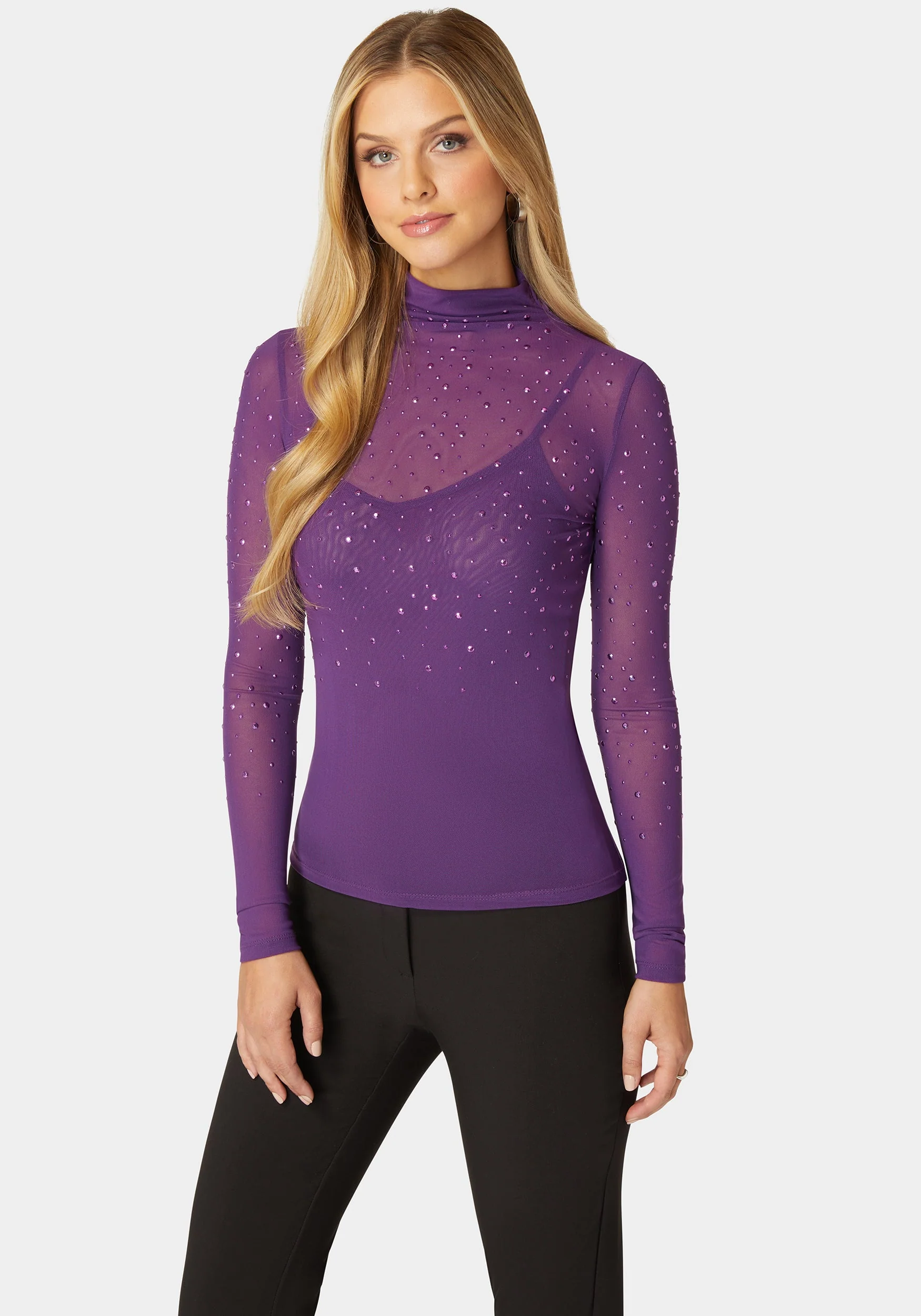 18382-rhinestone-embellished-mesh-top-cami-1.webp Rhinestone Embellished Mesh Top & Cami